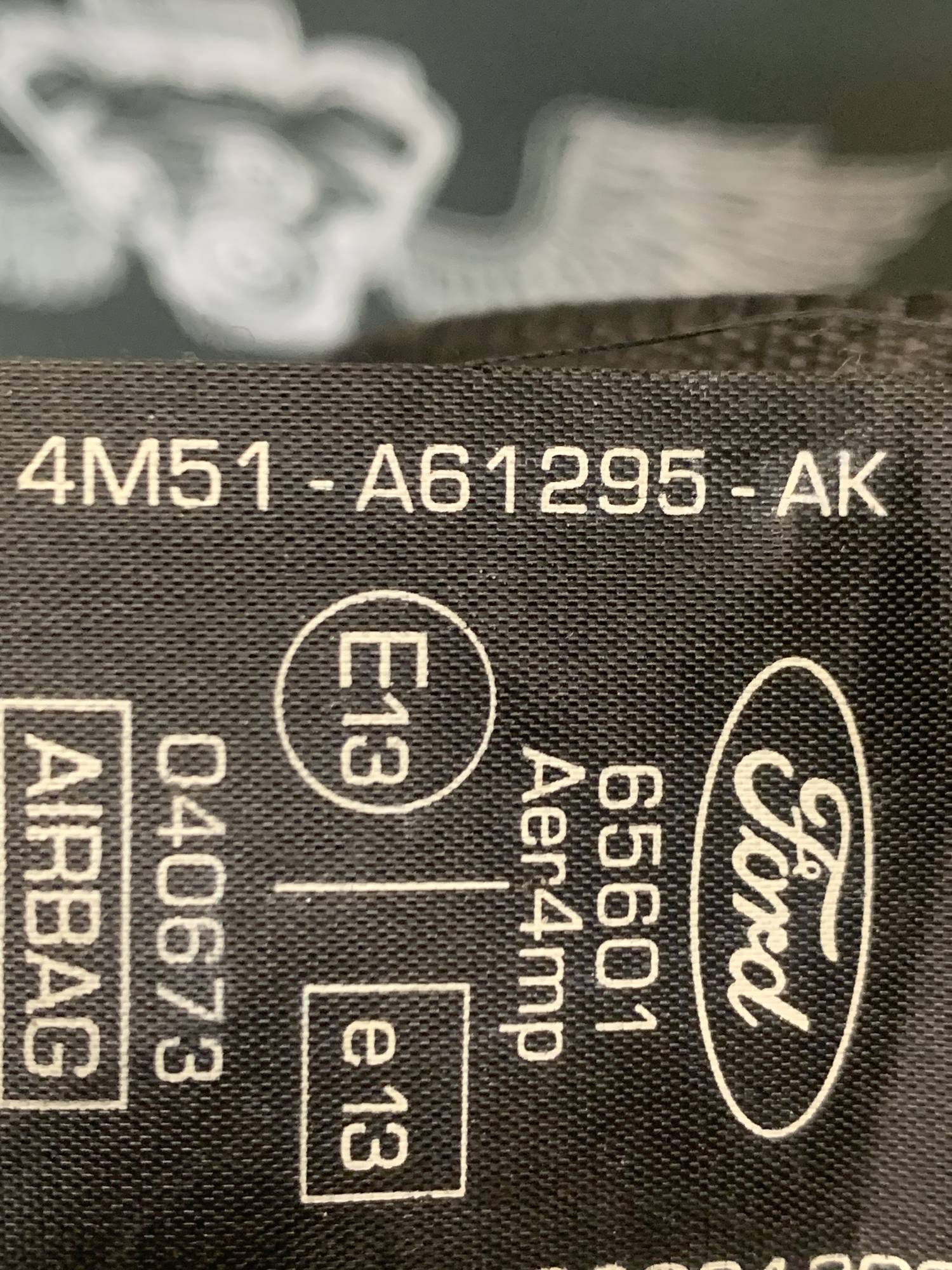 Ремінь безпеки передній лівий Ford Focus MK2 4M51-A61295-AK