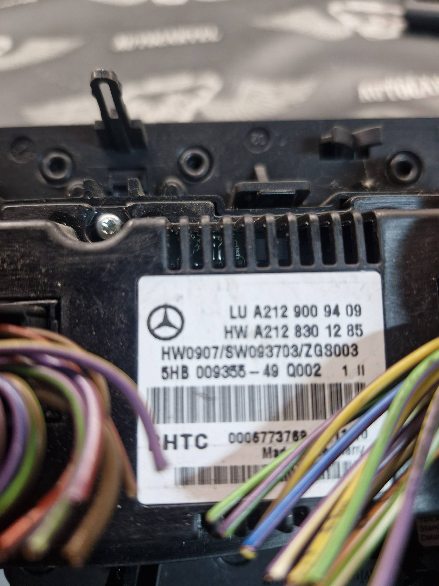 Блок управління фари Mercedes W212 a2129009409