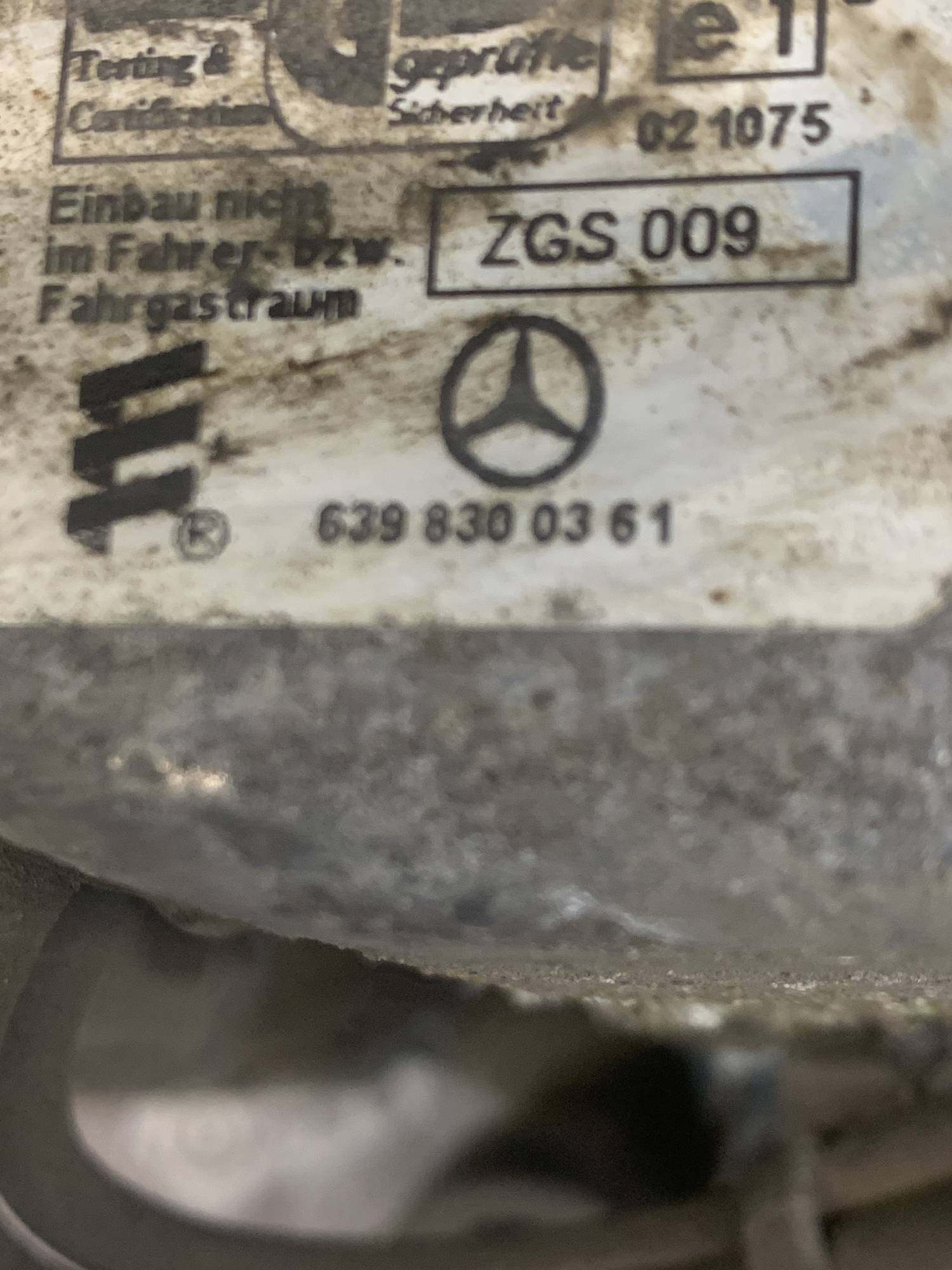 Автономний обігрівач (Webasto) MERCEDES VITO W639 6398300361