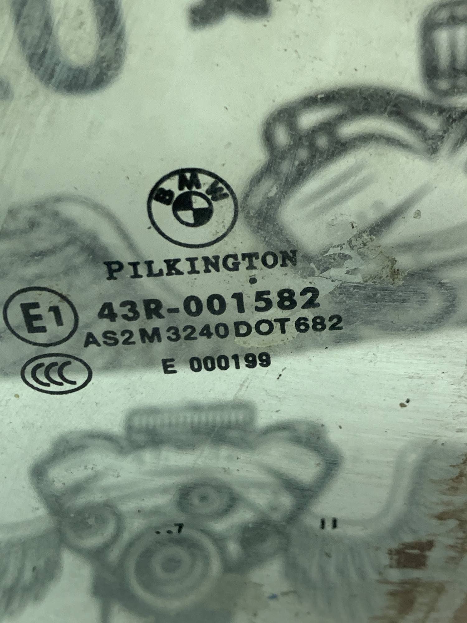 Скло дверки передньої лівої BMW 3 E90, E91 2005-2011 43r-001582, 21803161