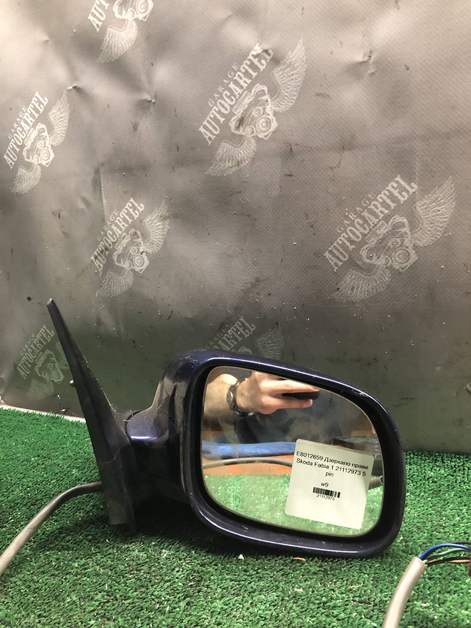 E8012659 Дзеркало праве Skoda Fabia 1 21112973 5 pin
