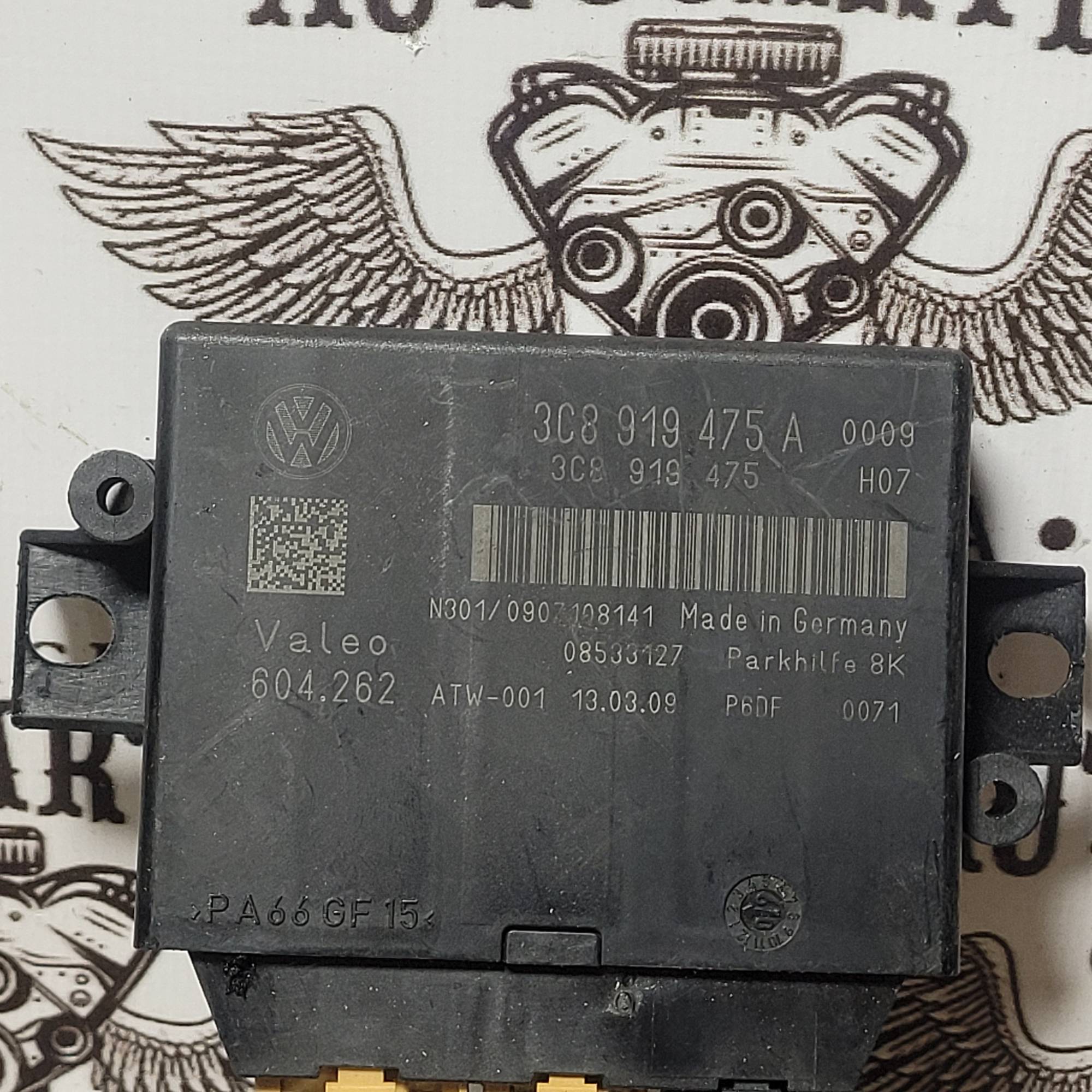 Блок управління парктроніком Volkswagen Passat CC 2008–2017 3c8919475a