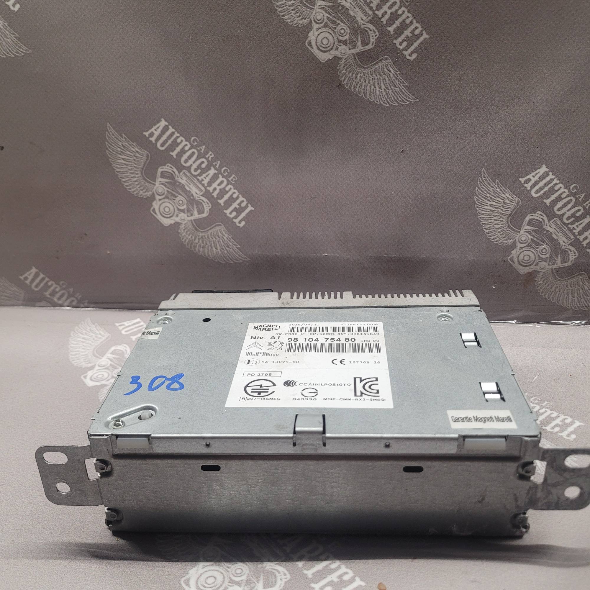 9810475480 блок навігаціі Peugeot 308