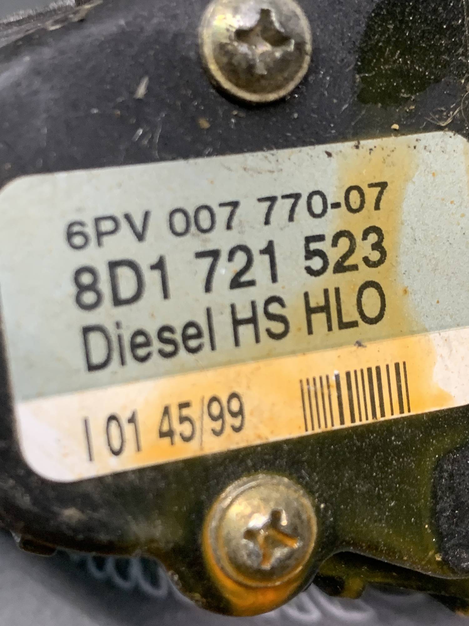 8d1721523 Педаль газу акселератора Volkswagen Passat B5 1996-2005