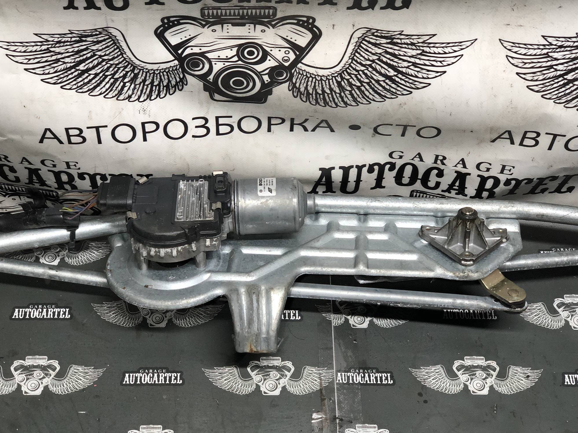 VW SHARAN 00-09R МЕХАНІЗМ СКЛООЧИСНИКА ДВИГУНА 10 КОНТАКТІВ 7M3955023A BOSCH-0390241803
