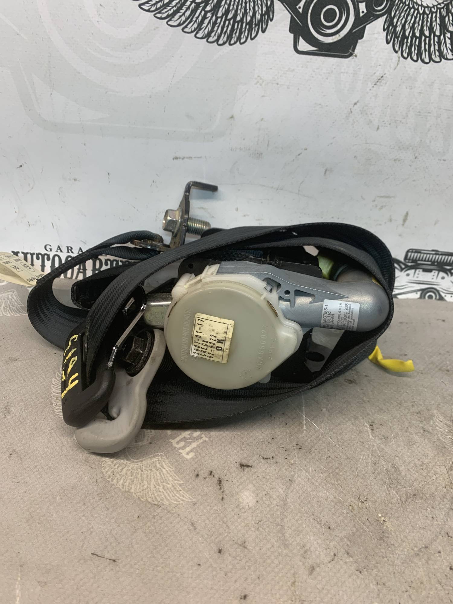 Ремінь безпеки передній правий з піропатроном Mazda 5 t89335t