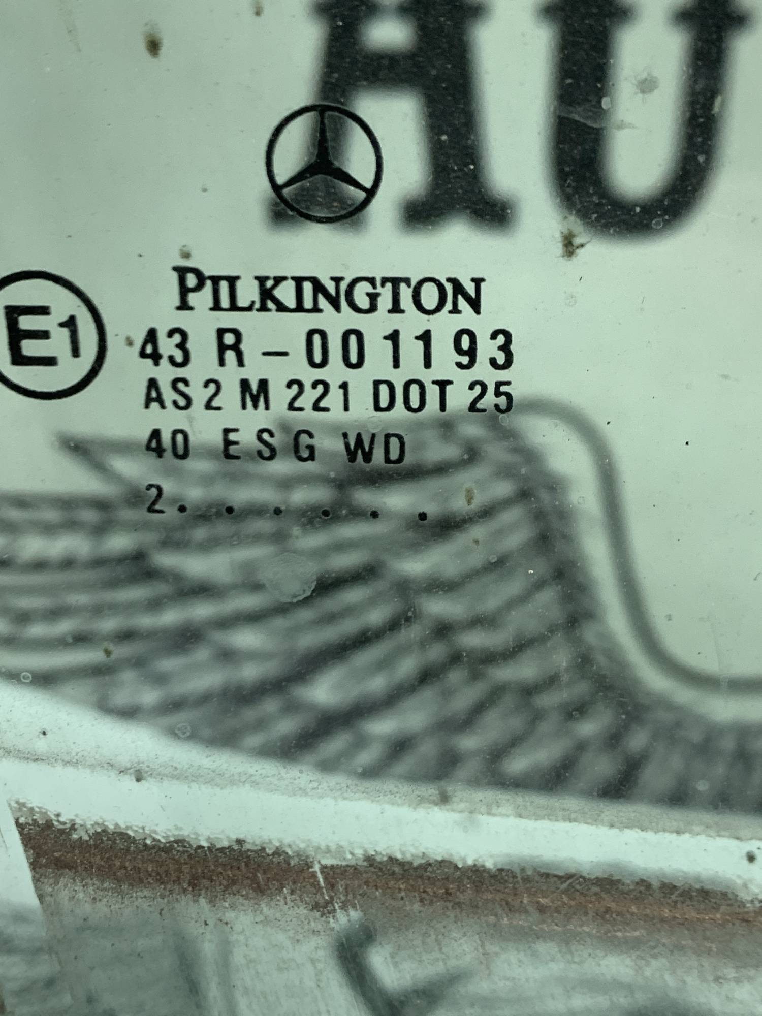 Скло дверки передньої правої Mercedes W203 купе 43r-001193,21803949