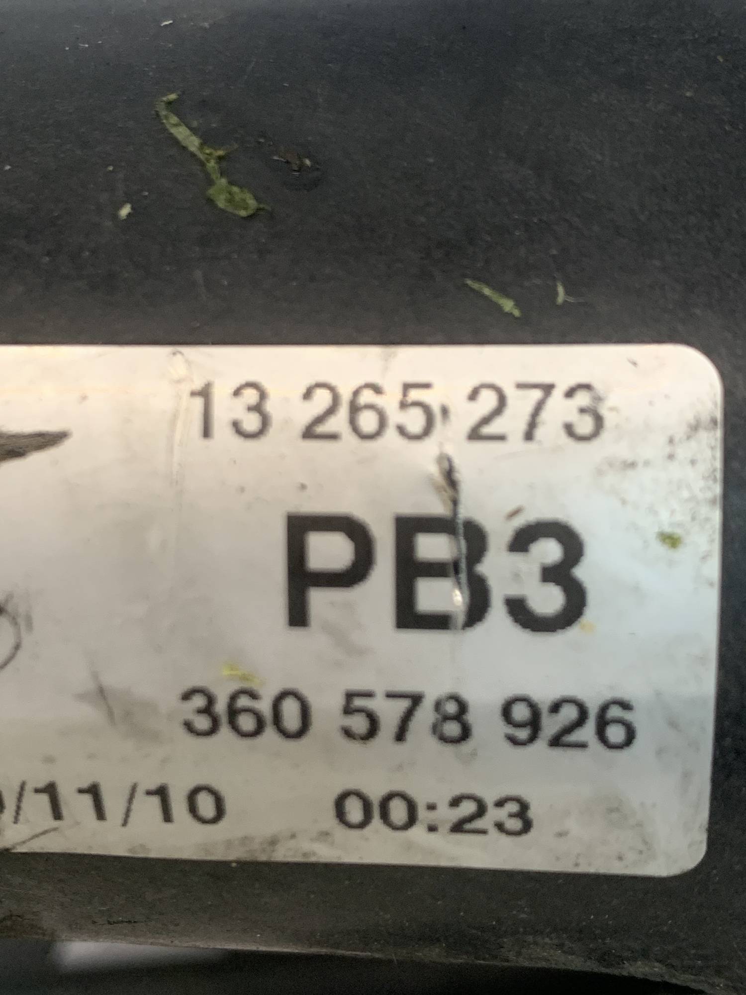 Патрубок інтеркулера Opel Astra J 1.7CDTI 13265273