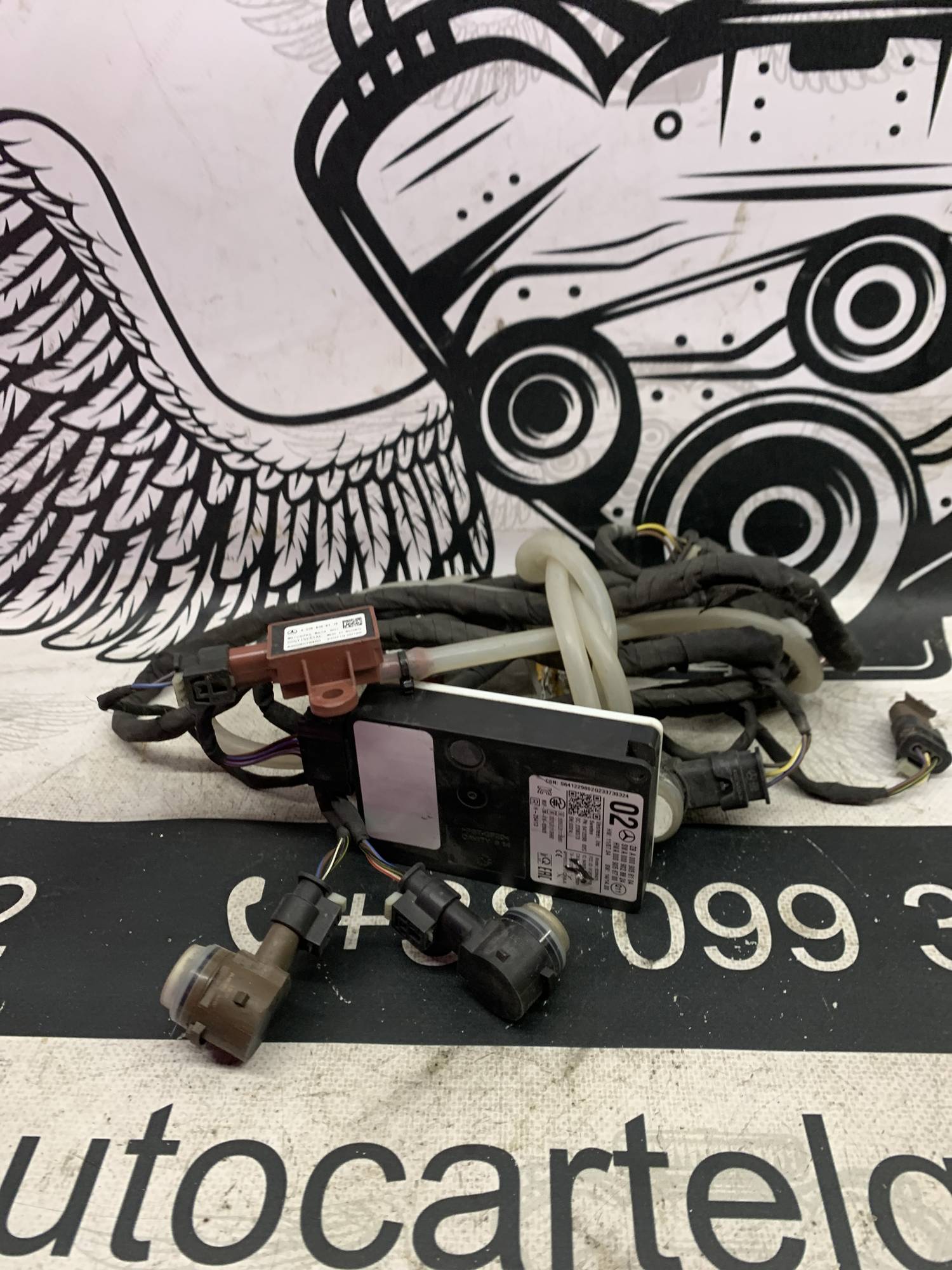 Блок, радарний датчик дистанції у зборі Mercedes w166 gle w205 w212 cls w218 a0009058104, a0009055504