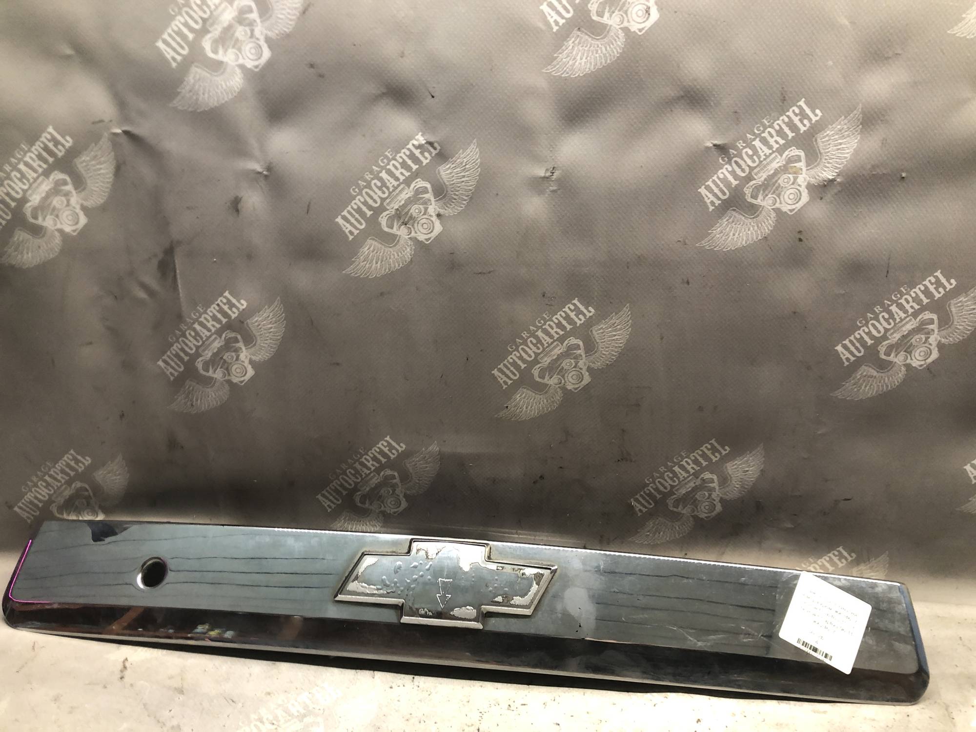 Панель підсвічування номера хром 96624637 Chevrolet Captiva 11-19, Chevrolet Captiva 06-11 (96624637