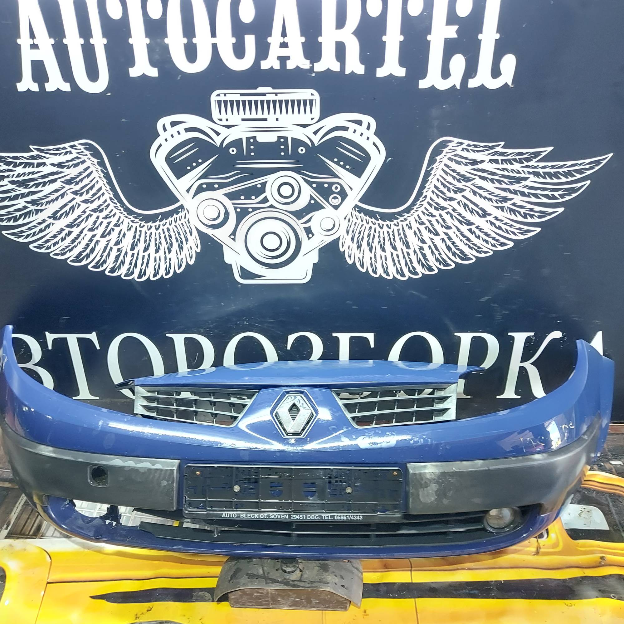 Бампер передній Renault Scenic 2 2003-2009 21411175
