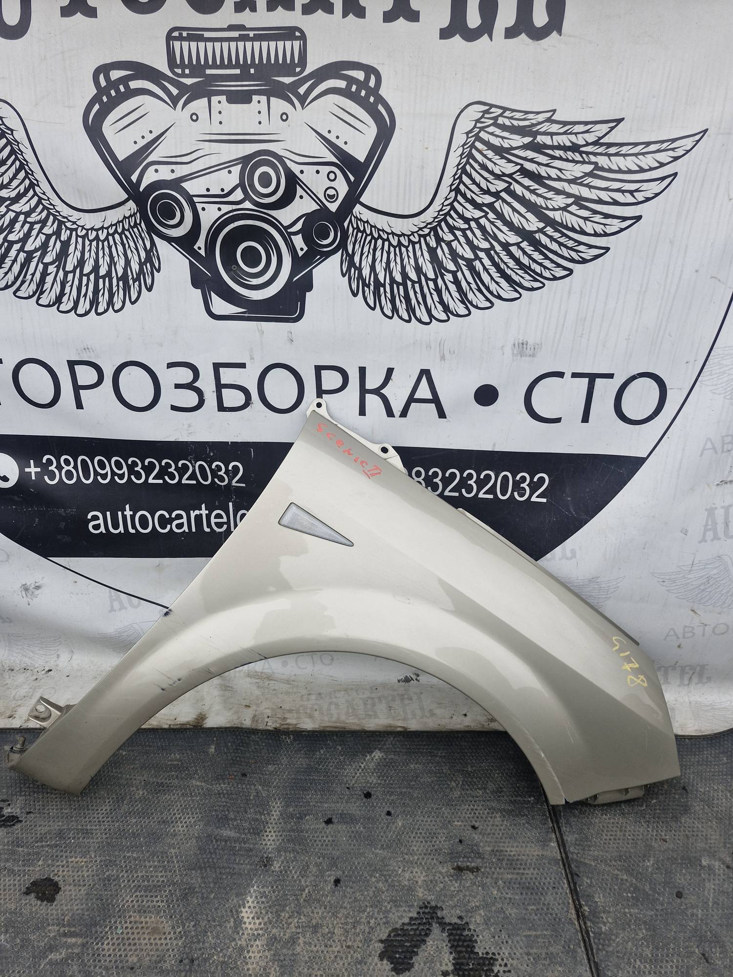Крило переднє праве Renault Scenic 2 2003-2009 21721892