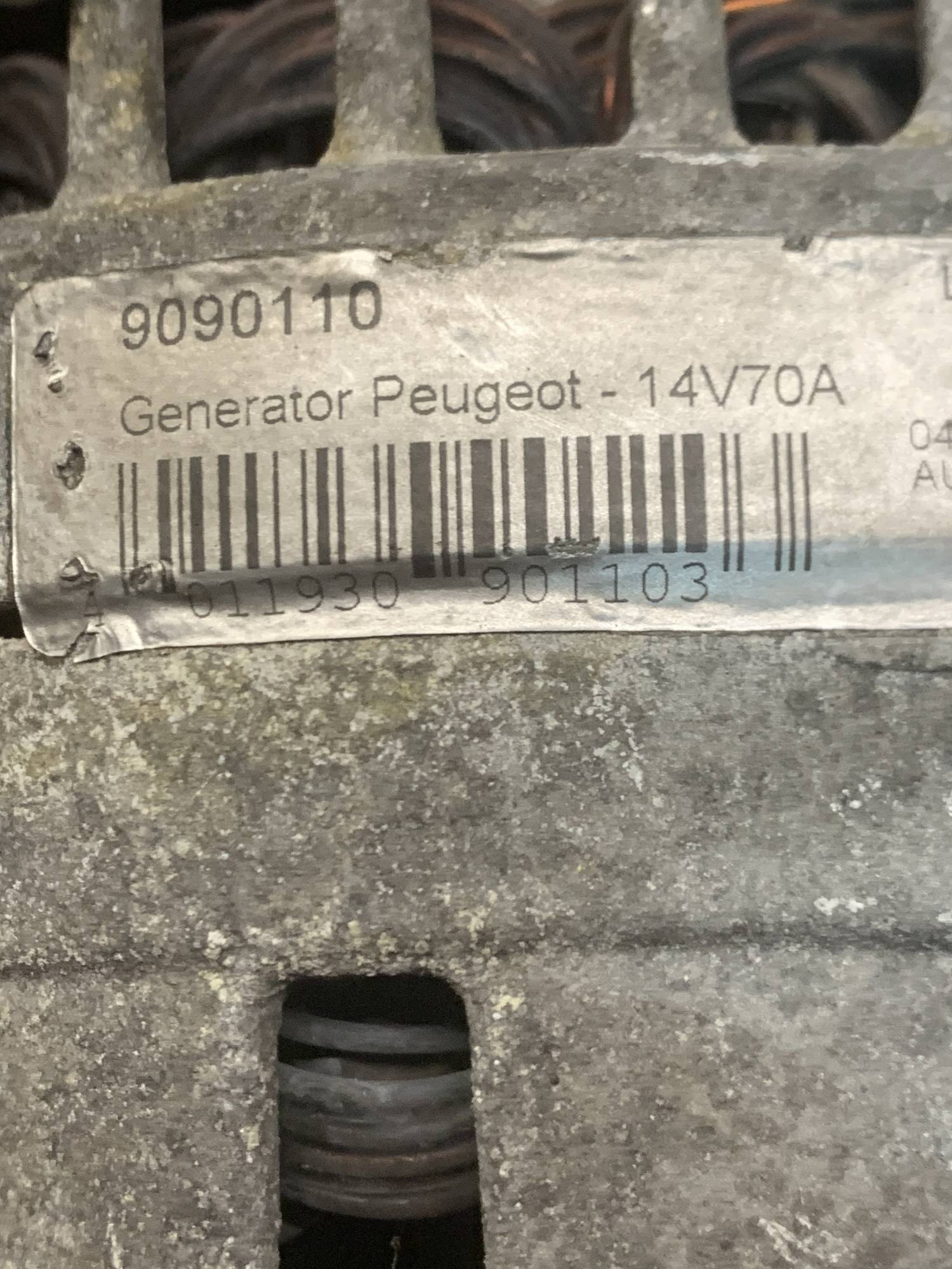 Генератор CITROEN BERLINGO/XSARA, XSARA PICASSO 14v 70a 9633782580