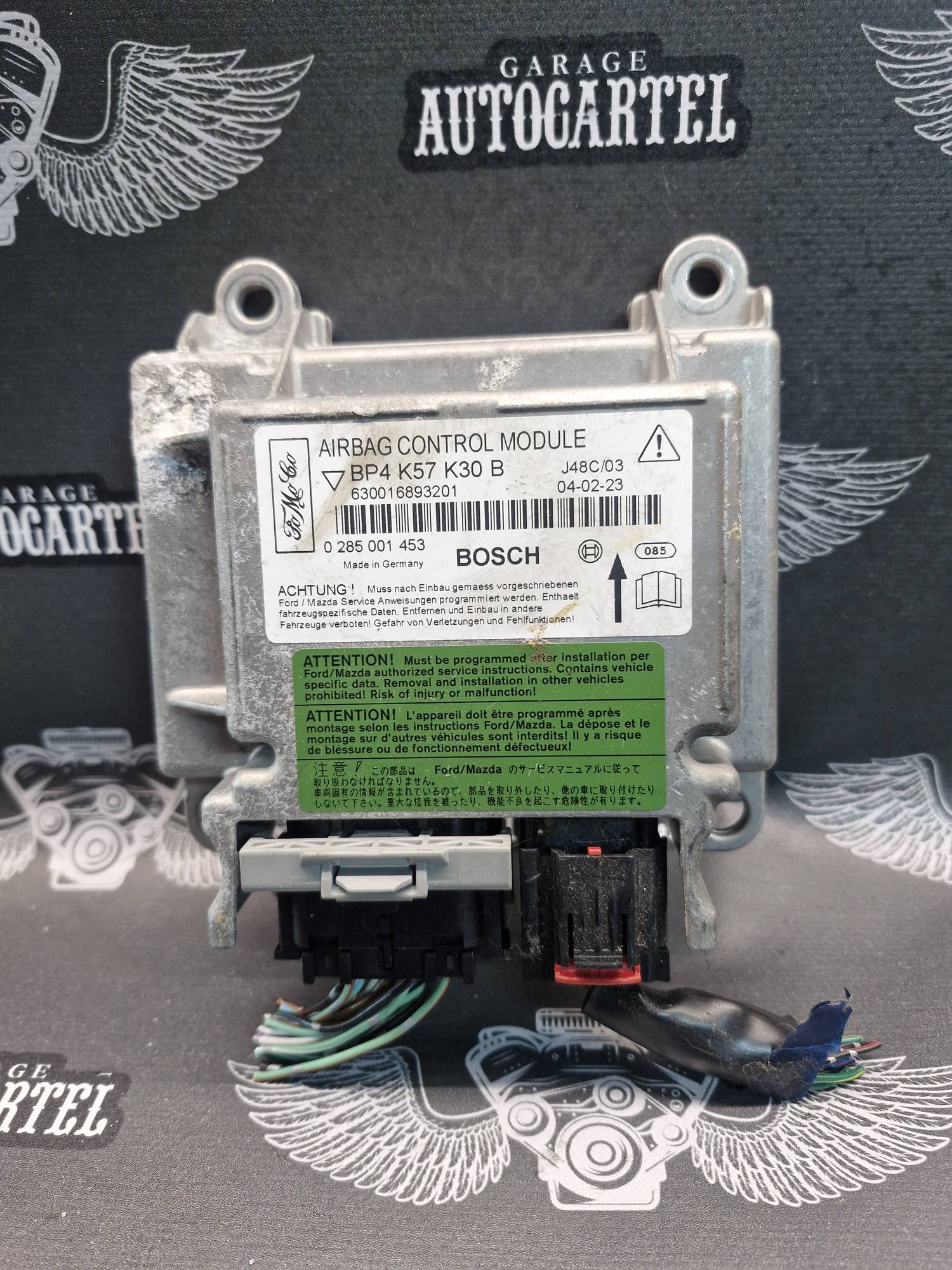 0285001453 Блок управління подушками безпеки airbag Mazda 3 2003-2009