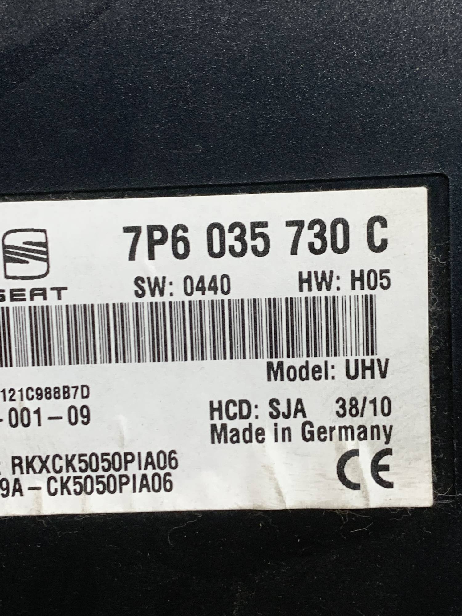 Блок керування Bluetooth Skoda Octavia (1Z3), Skoda Octavia (1Z5), Skoda Roomster (5J7), Skoda Fabia 7p6035730c