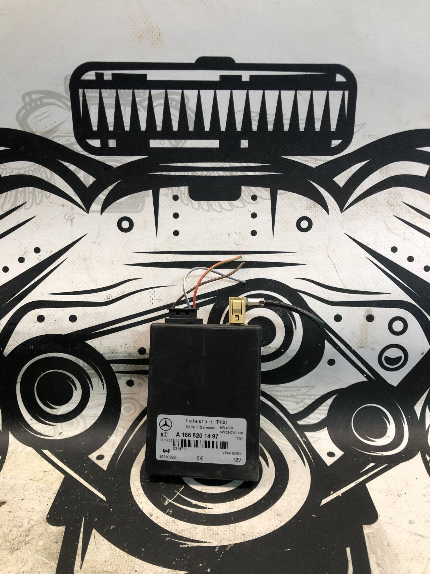 Модуль блок керування telestart webasto mercedes w166 ml a1668201497