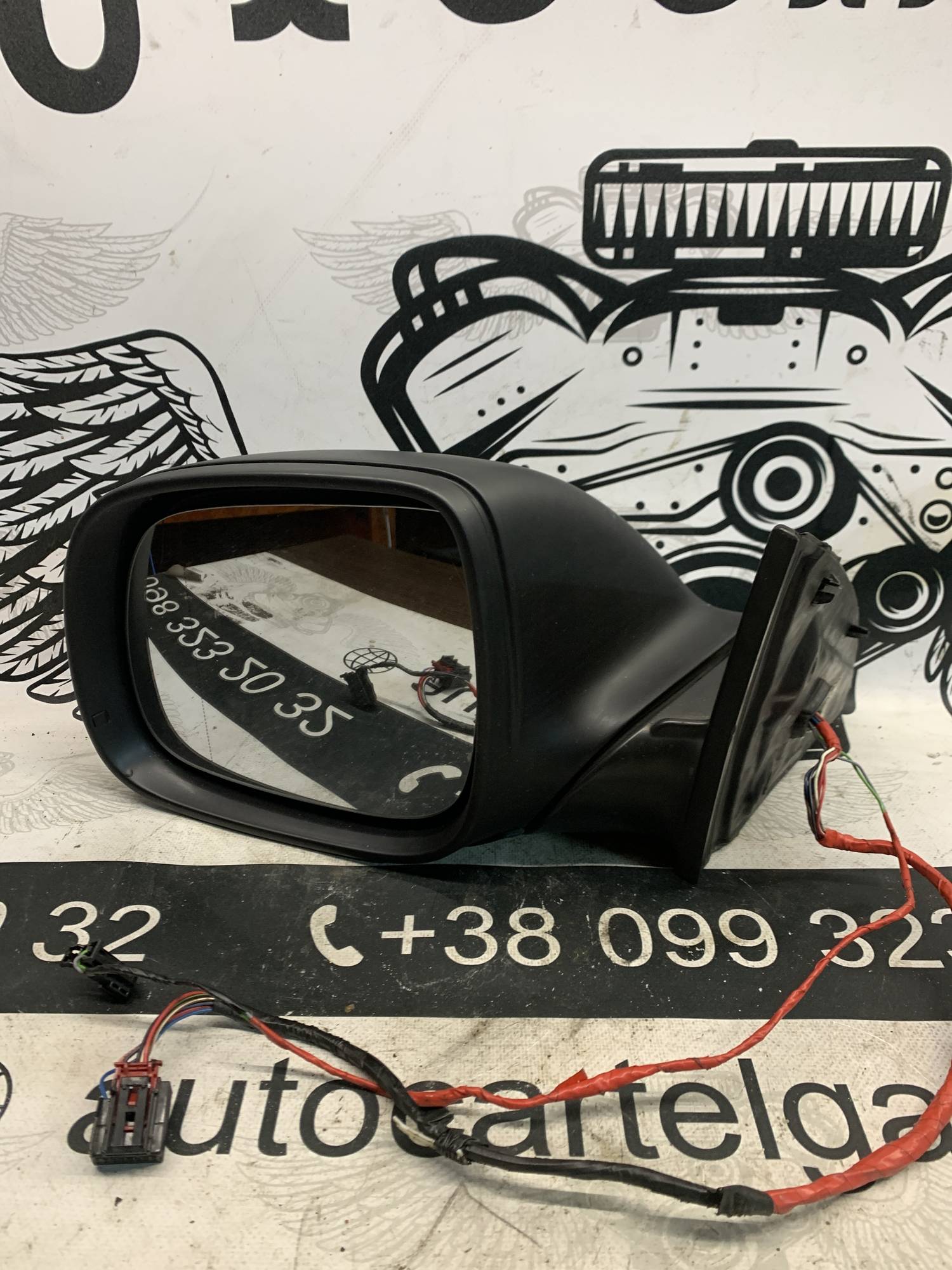 Дзеркало ліве з повторювачем з функцією складання 12pin AUDI Q7 4l1857409r, 21913105