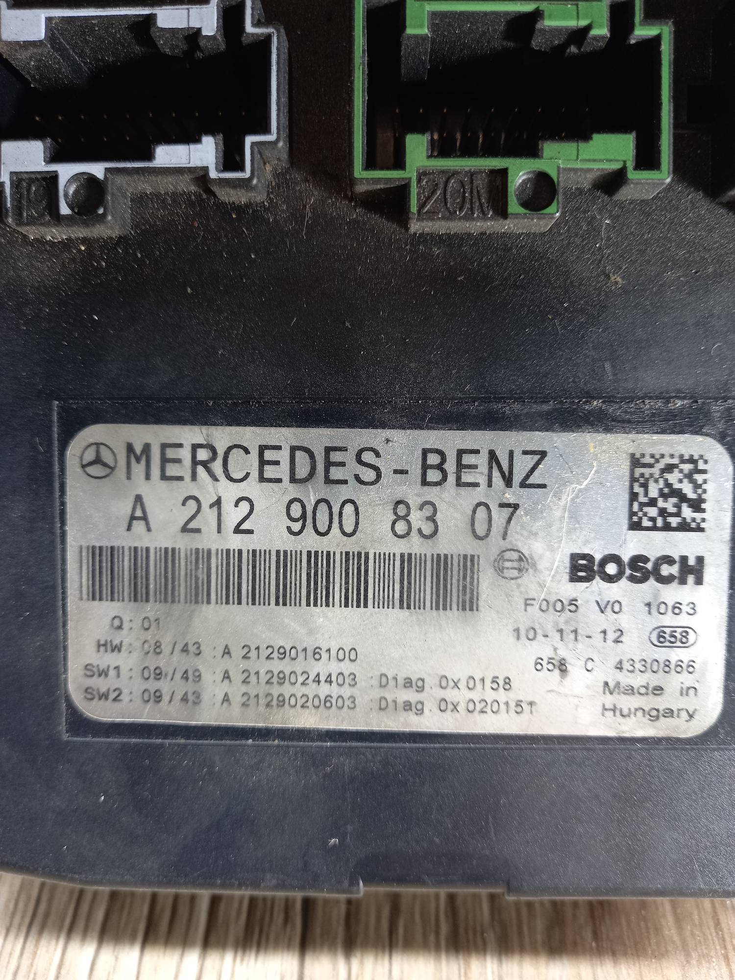 Блок предохранителей sam для Mercedes Benz W212 e-klasse 2009-2016. A2129008307