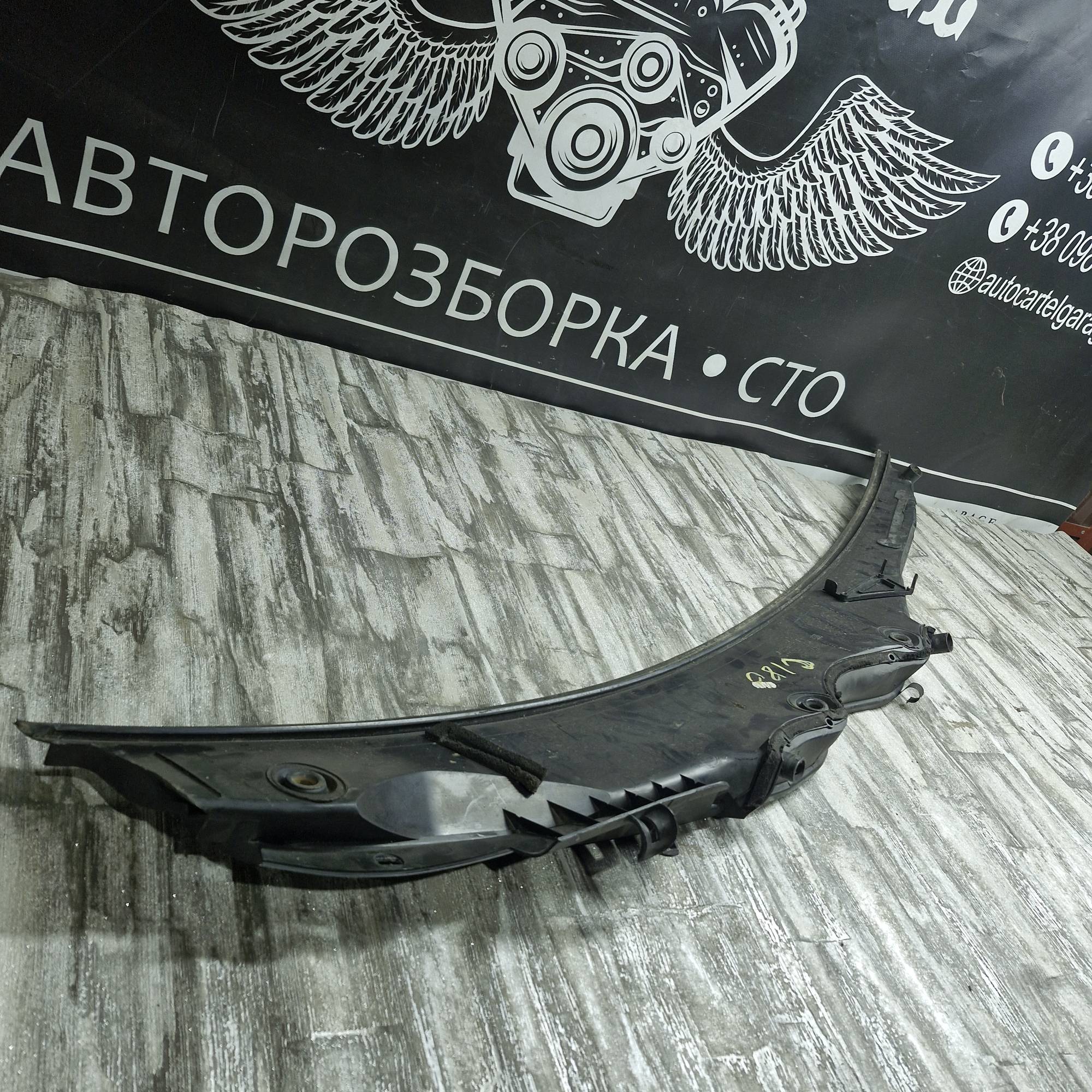 2038300813 Декоративна накладка під лобове скло жабо Mercedes w203