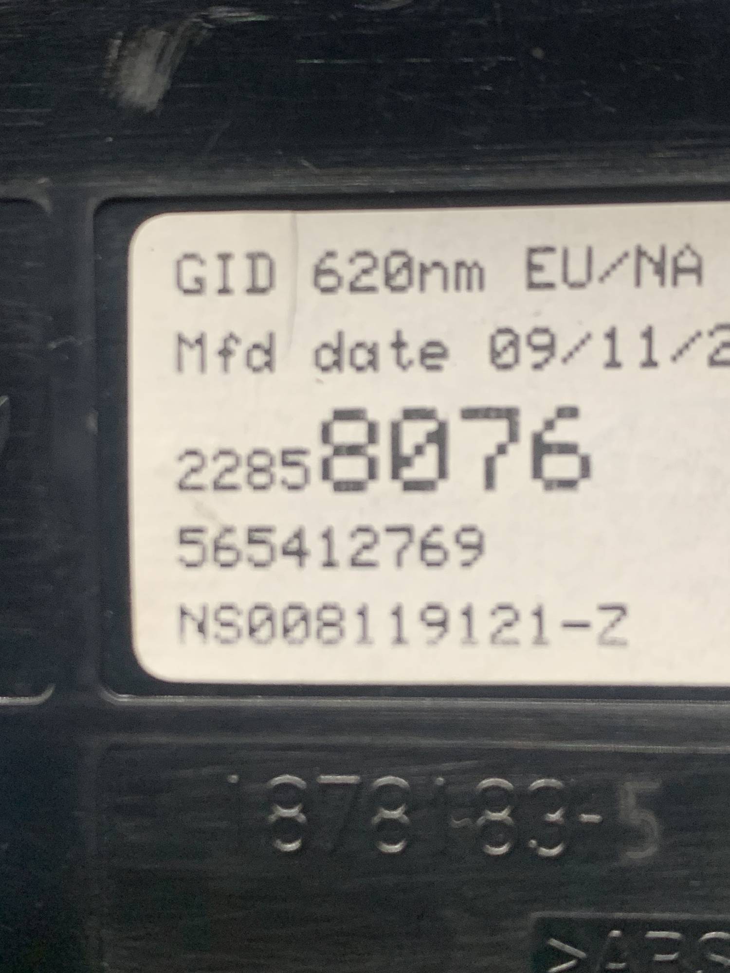 22858076 Дисплей інформаційний Opel Astra (J) 2009-2015