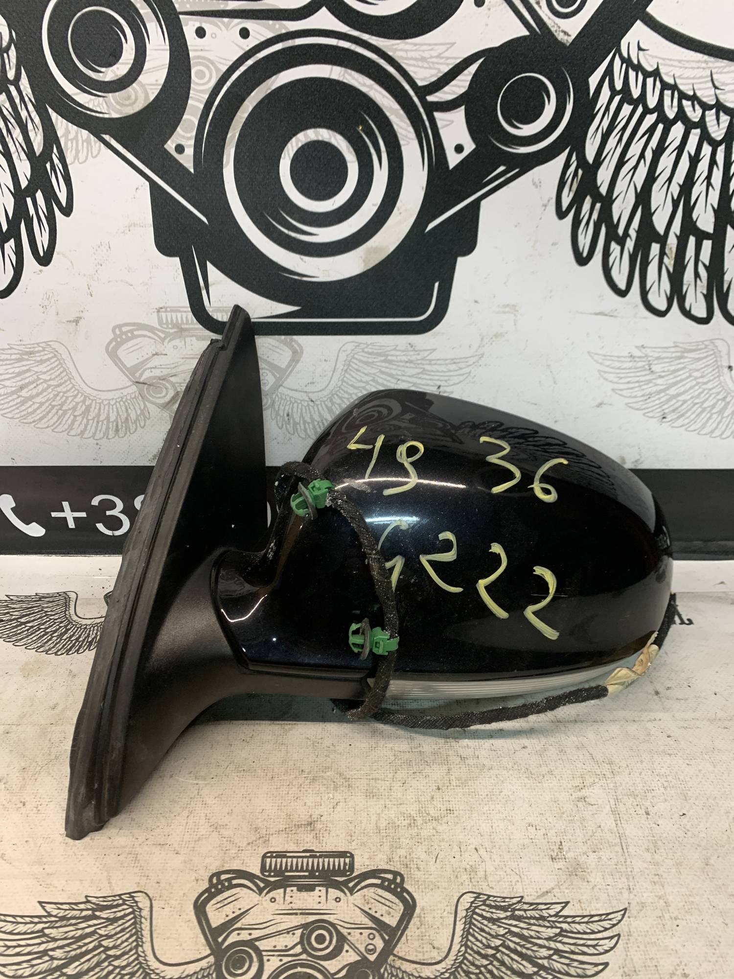 1k5857933 Дзеркало ліве передніх дверей Volkswagen Golf 5 універсал 2003 - 2009 21856471