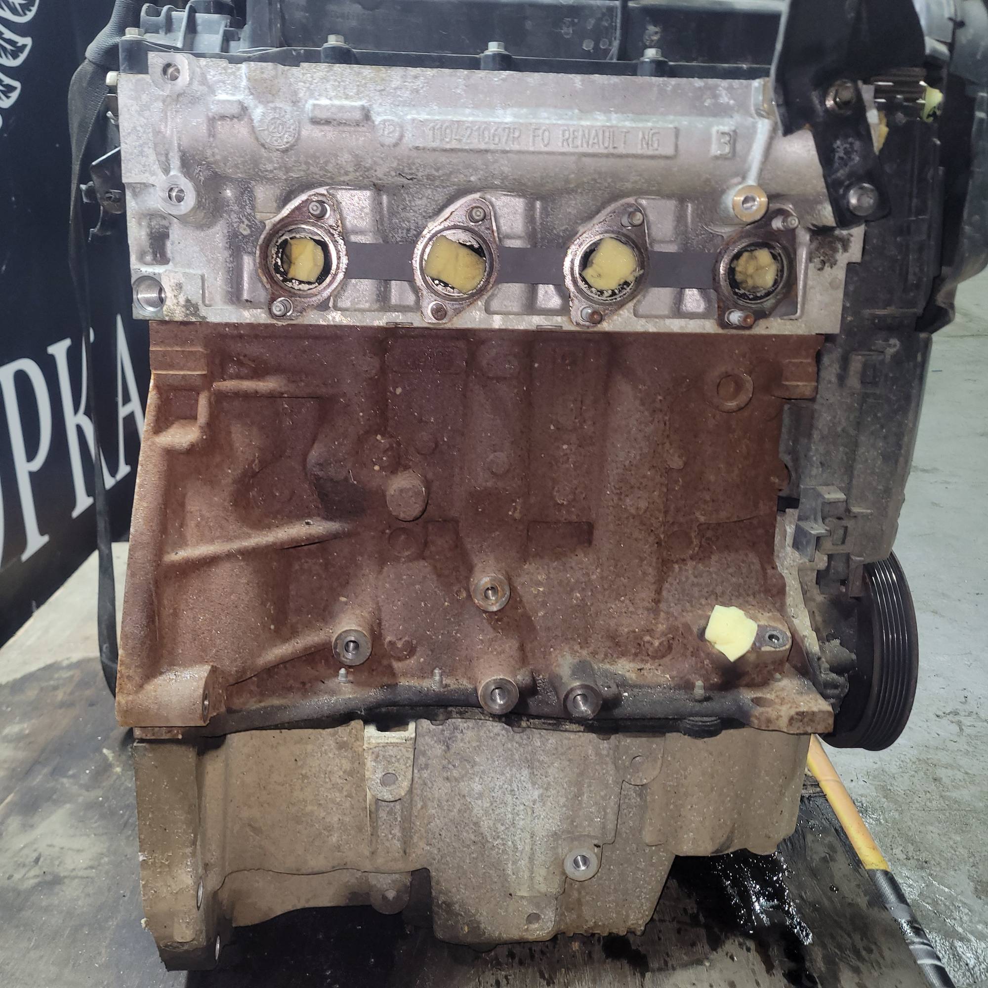 ДвигунDelphi 1.5DCI rn K9K 802 63 кВт Euro 4 Renault kangoo