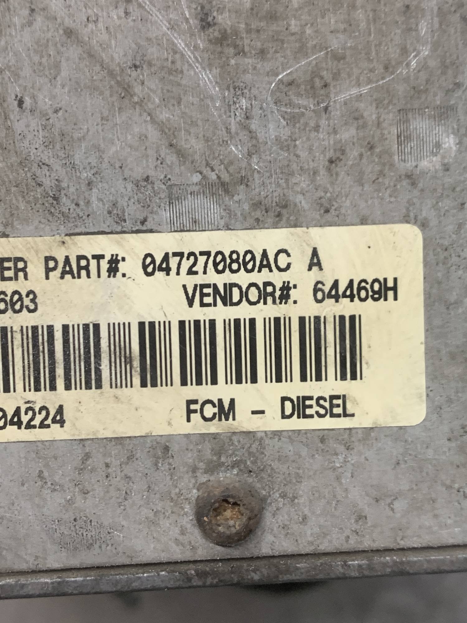 Блок запобіжників+блок управління двигуна 04727080ac Chrysler Voyager 2.5 CRDI 04727558ac