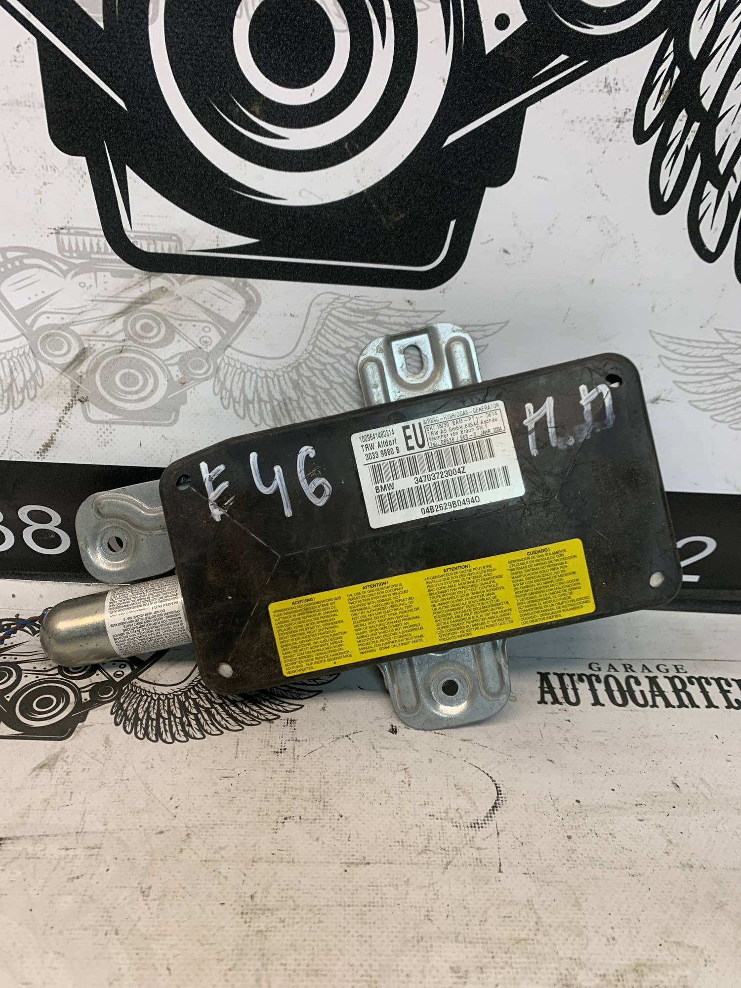 Подушка безпеки пасажира двері, права Air Bag Bmw e46 34703723004z