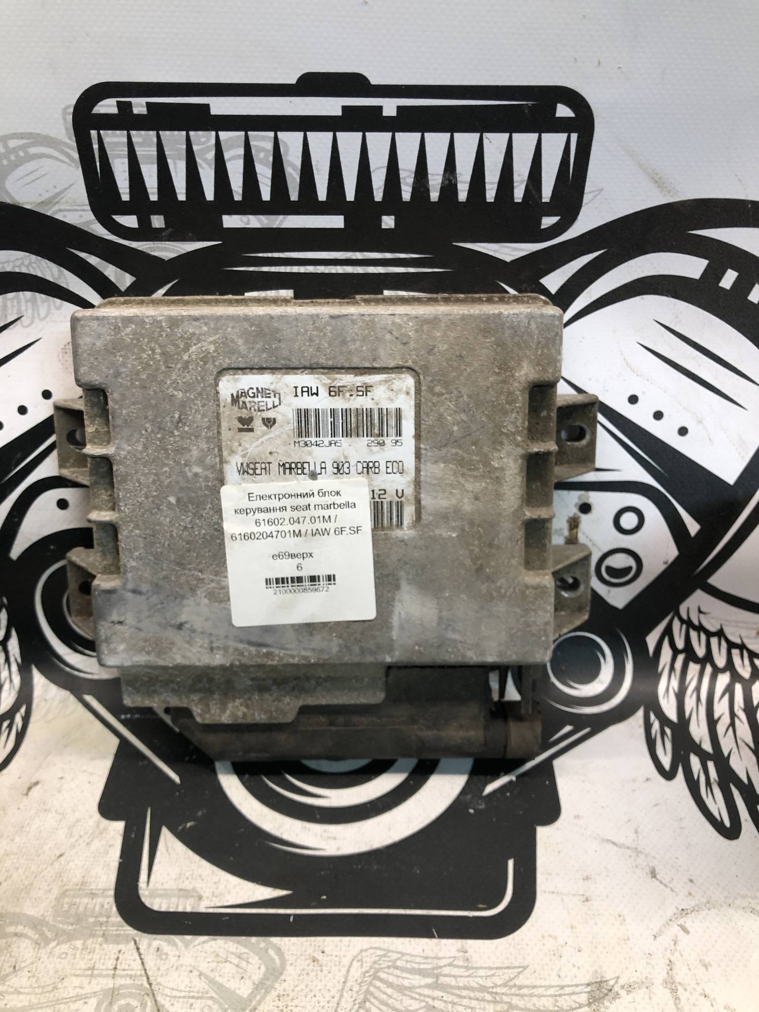 Електронний блок керування seat marbella 61602.047.01M / 6160204701M / IAW 6F.SF