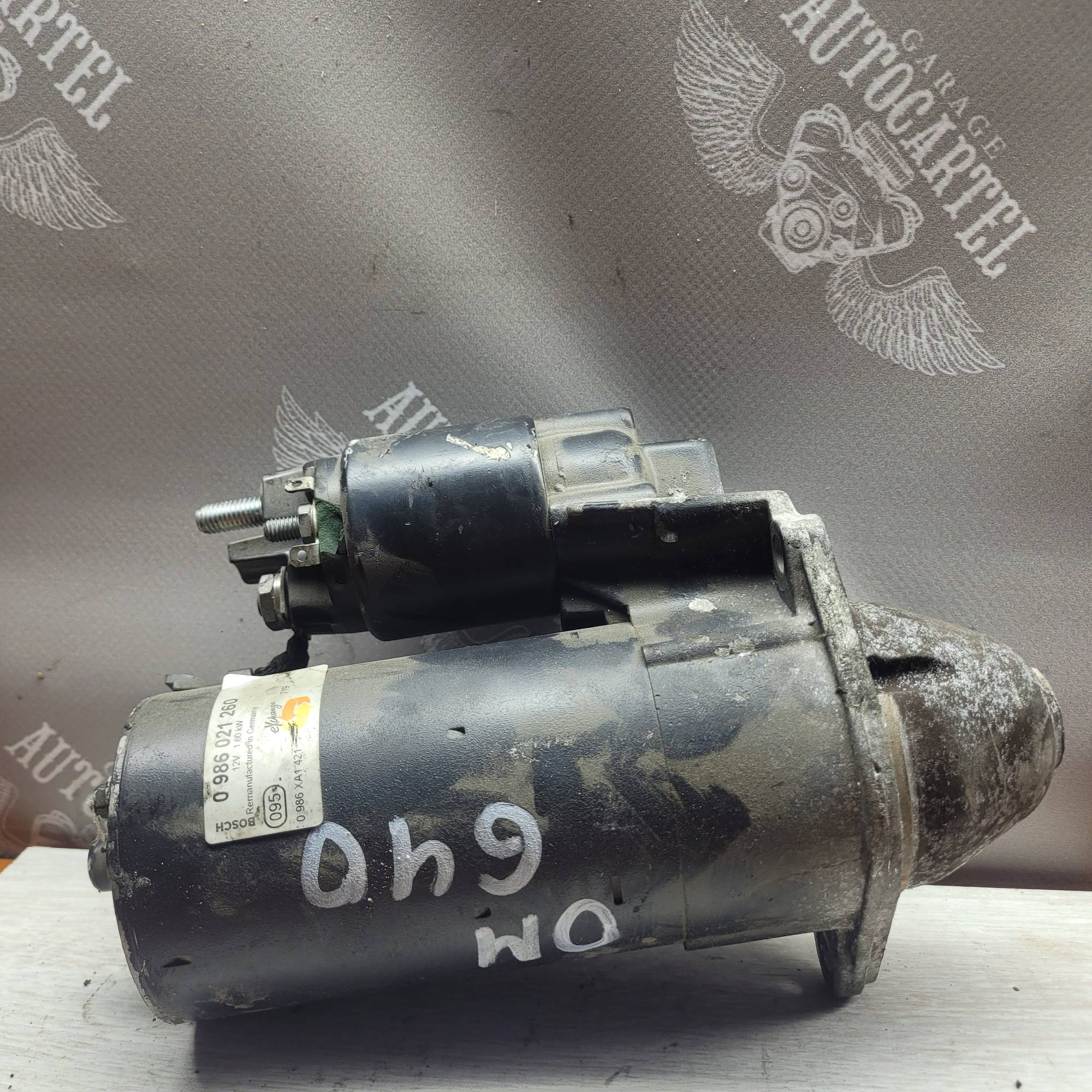 0986021260 Стартер Mercedes A-class 1.7cdi (W168) 1997-2004