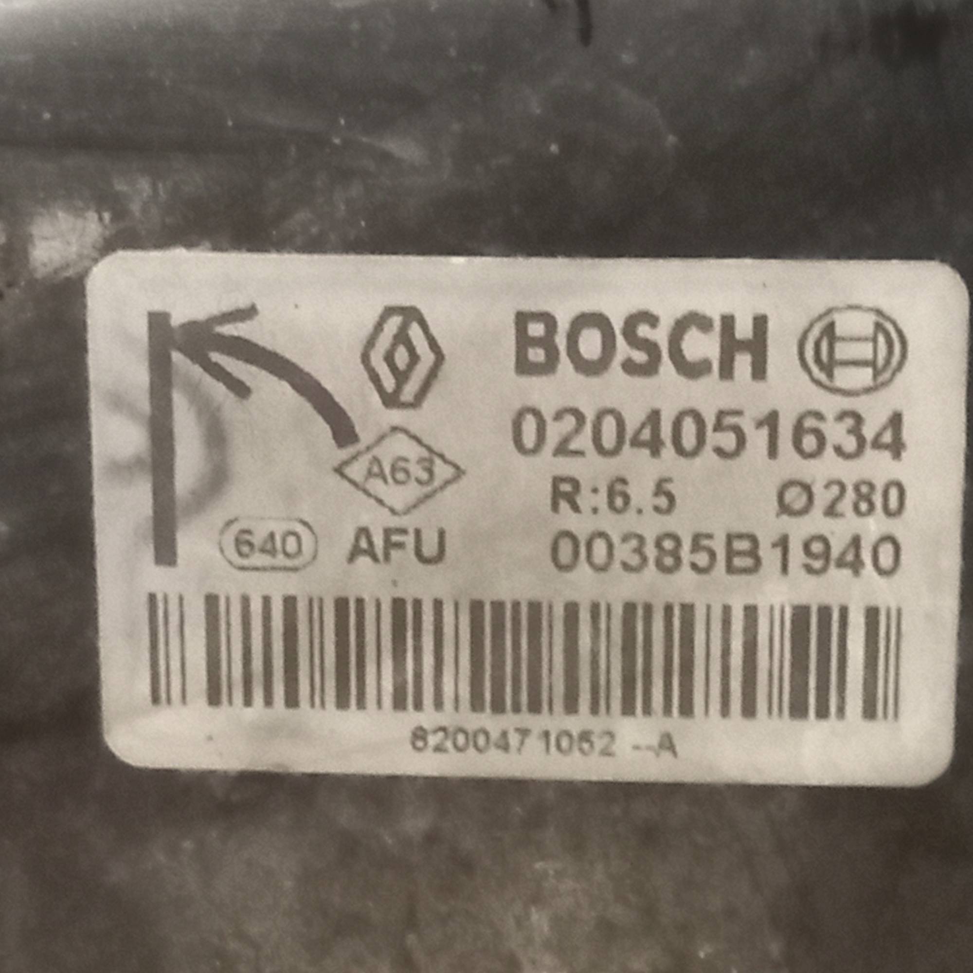Вакуумний підсилювач гальм renault kangoo ii 8200471052-a