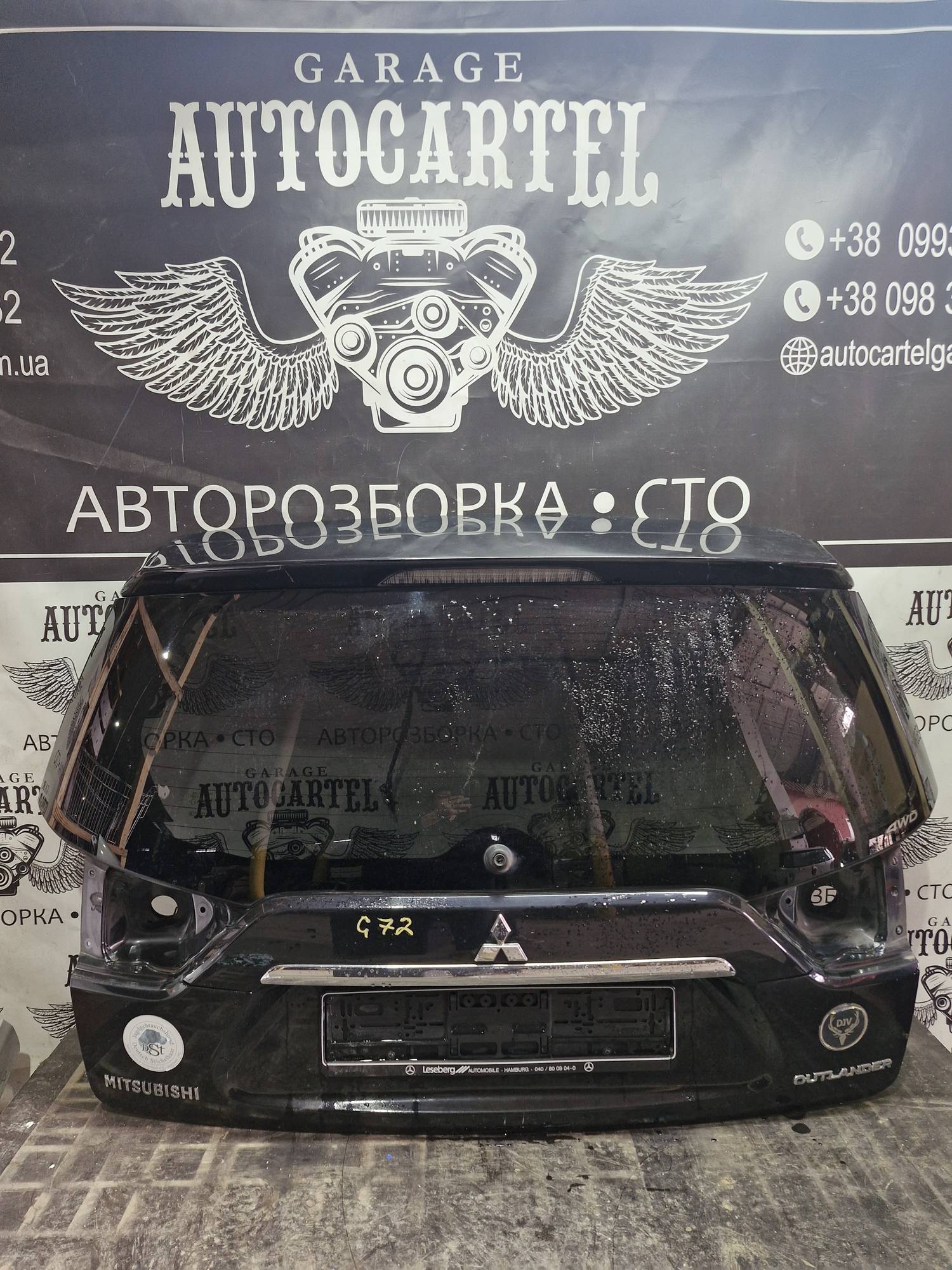 Кришка багажника ,ляда Mitsubishi outlender 2