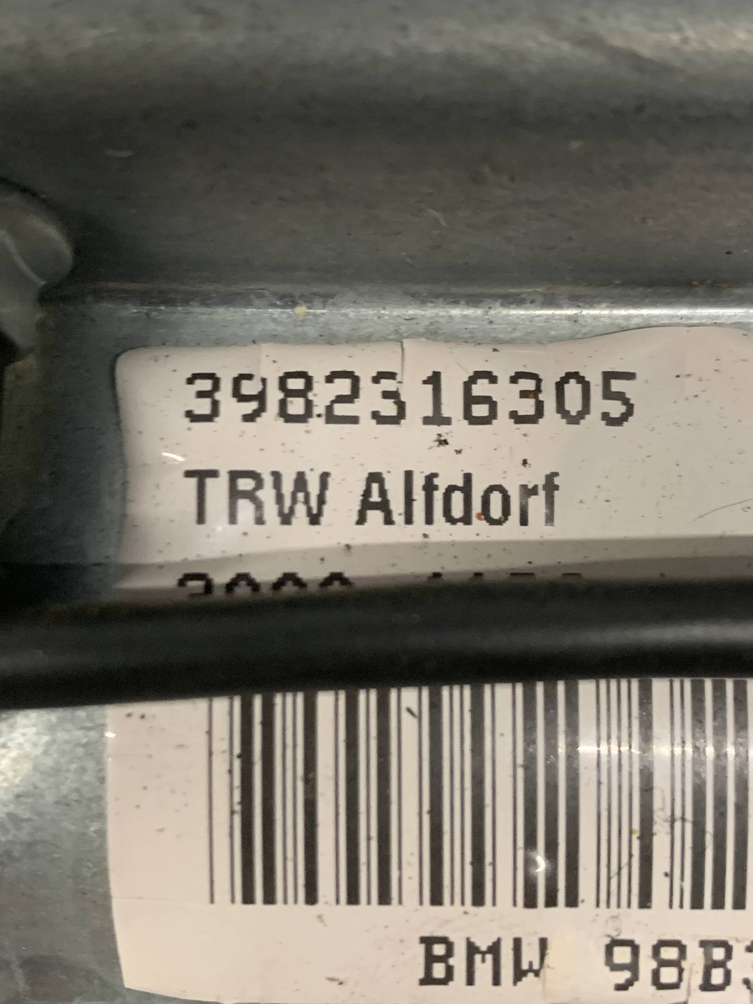 3982316305 Подушка безпеки пасажира, BMW, E39, 530d 1995-2003