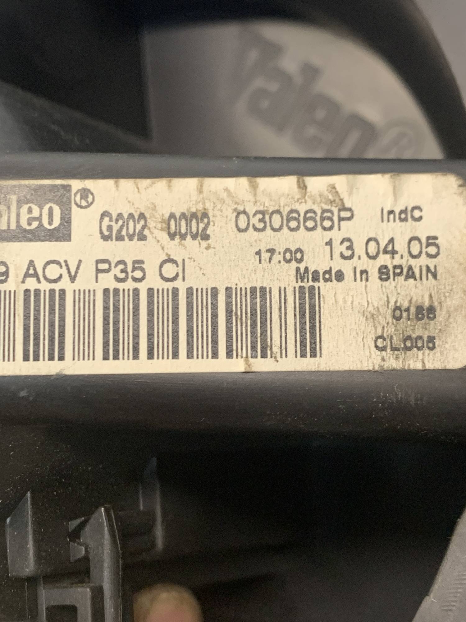 Моторчик пічки PEUGEOT Partner Citroen Berlingo 030666p