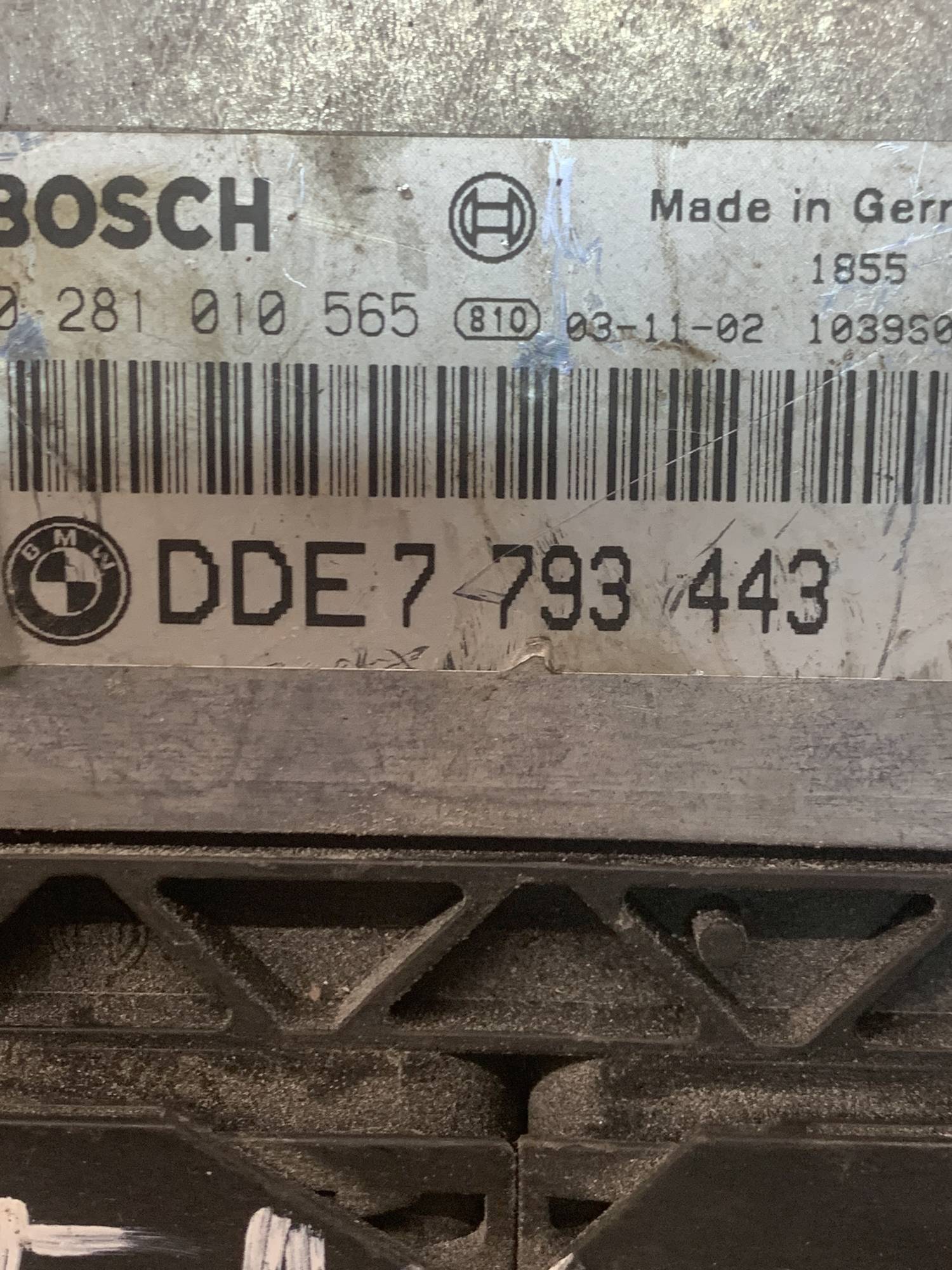Блок керування двигуном BMW E46 2.0 D M47N dde7793443
