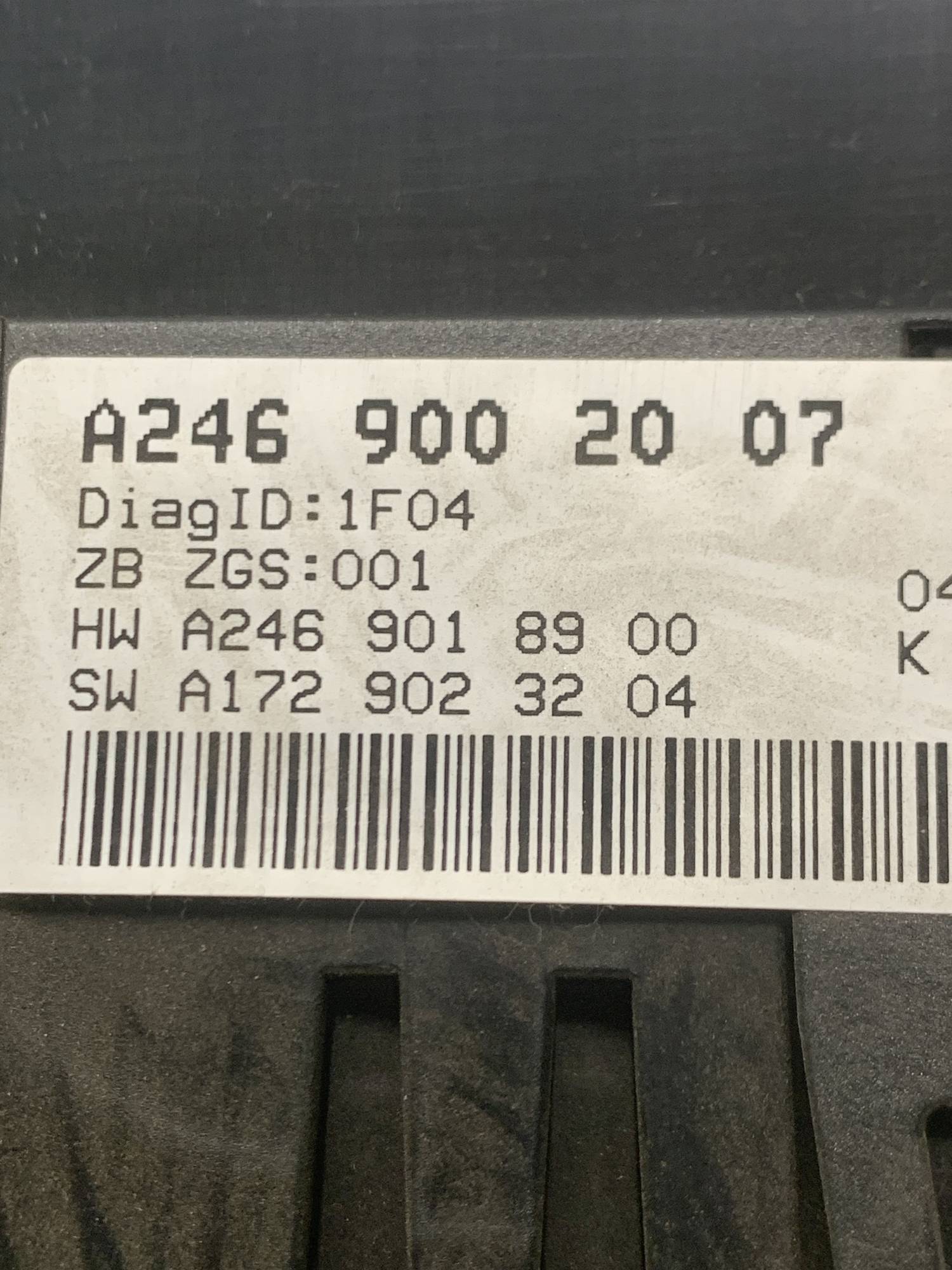 Панель приладів MERCEDES B W246 a2469002007
