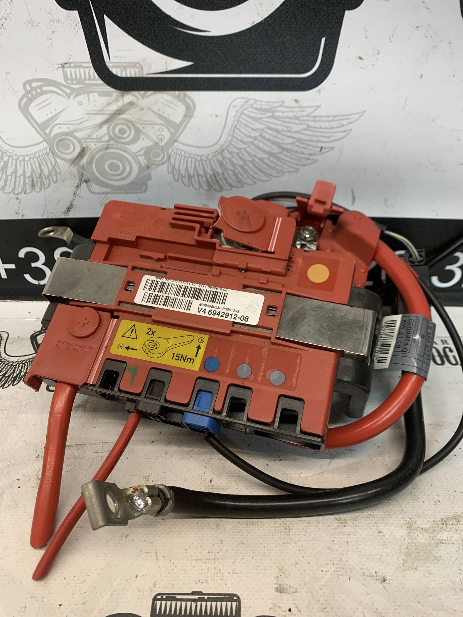 БЛОК УПРАВЛІННЯ КЛЕМА + PLUS BMW E87 6942912-08