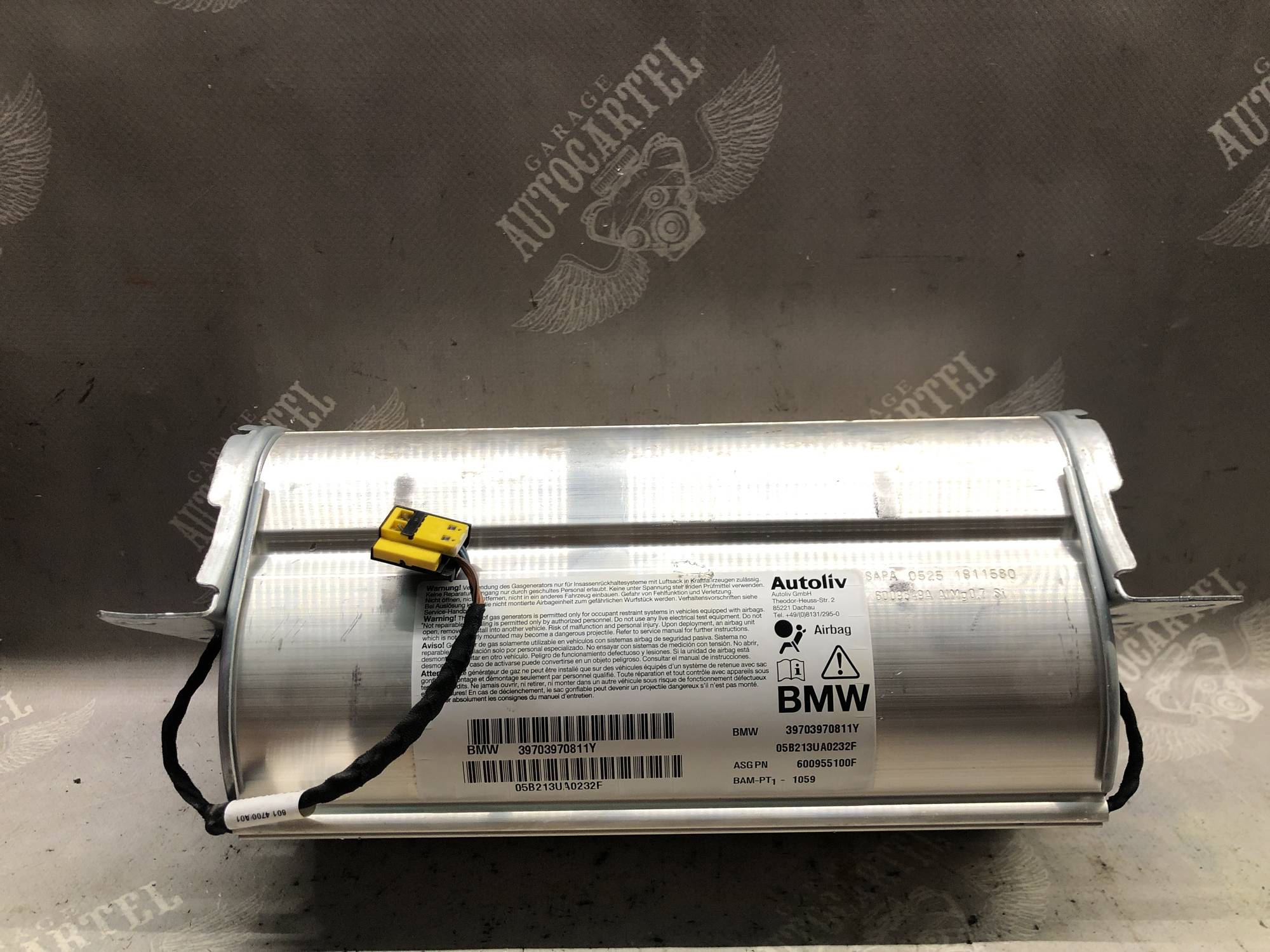39703970811y bmw m5 e60 подушка airbag пасажира 39703970811y