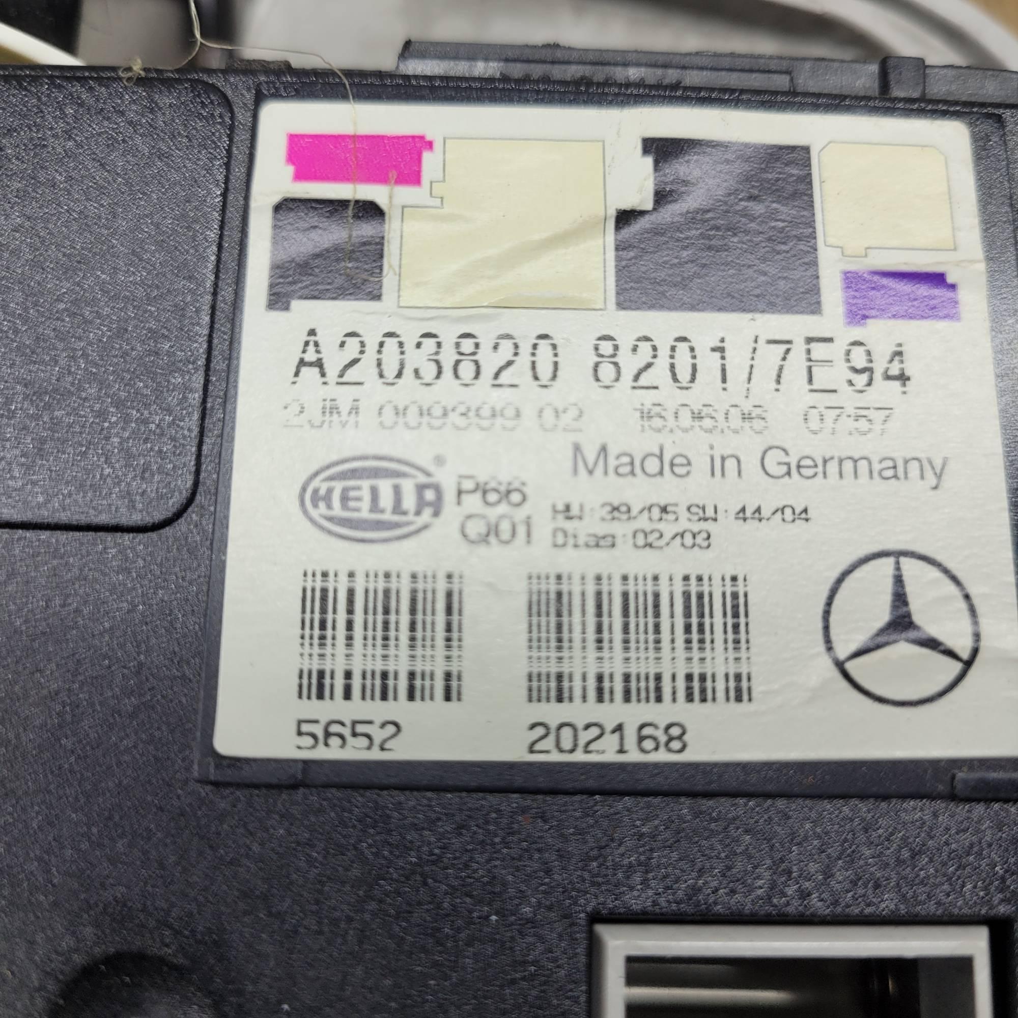 Mercedes w203 плафон перед універсал рестайлінг a2038208201