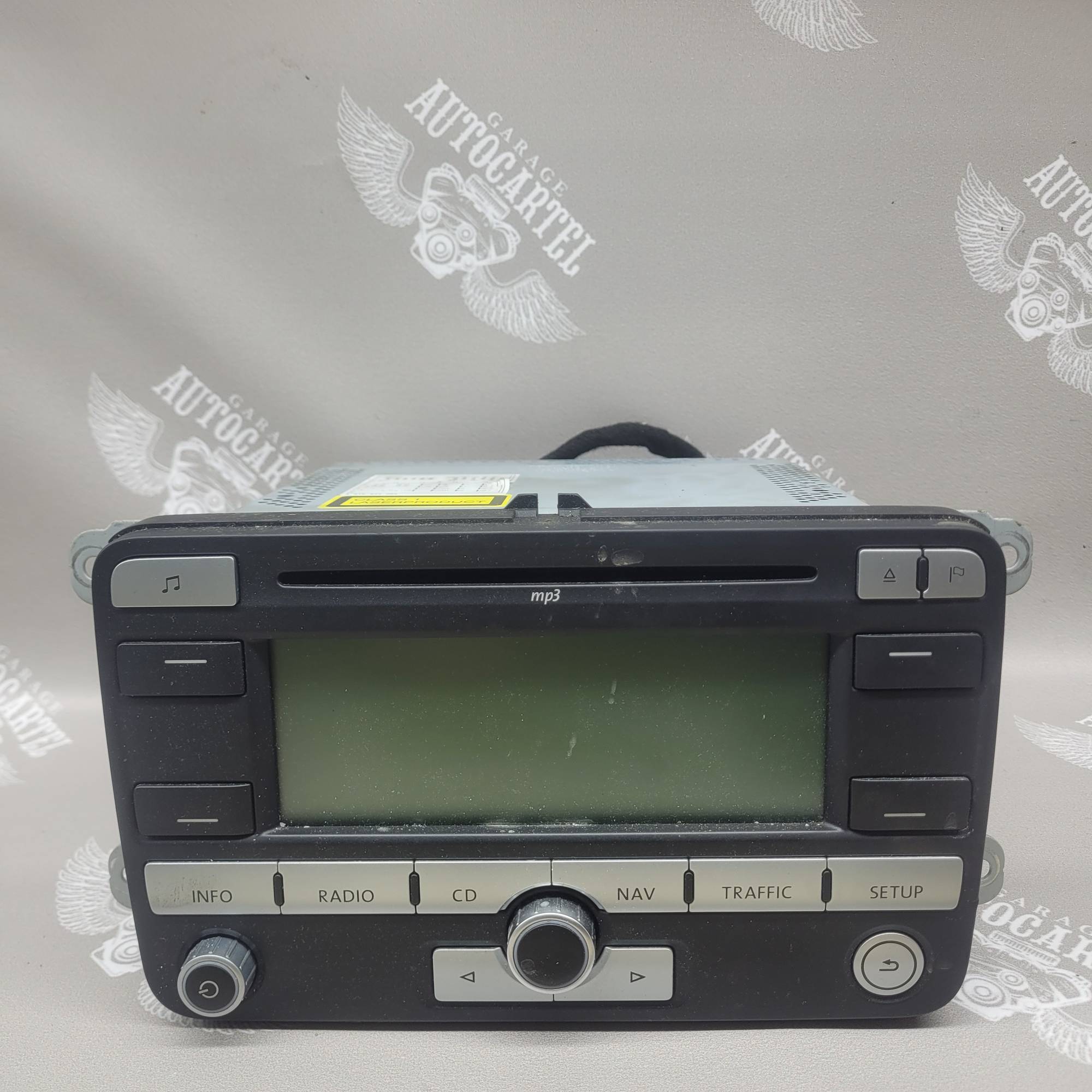 Радіо cd mp3 1k0035191h- vw passat b6 05- 10 1k0035191h