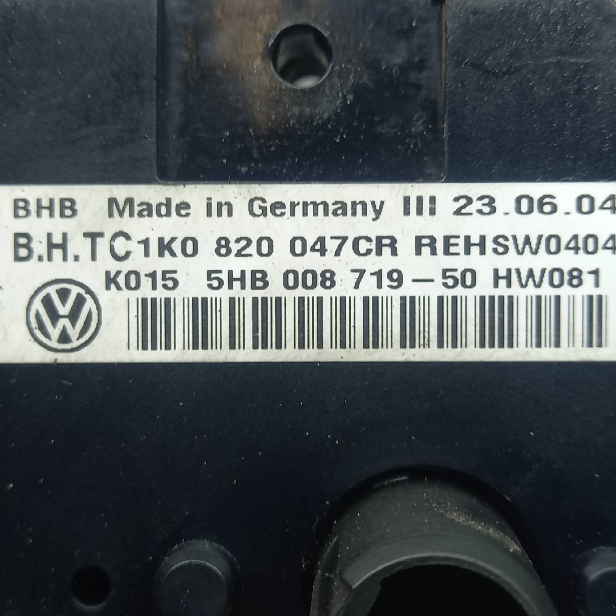Блок управління клімат-контроль volkswagen passat b6 golf 5 1k0820047cr