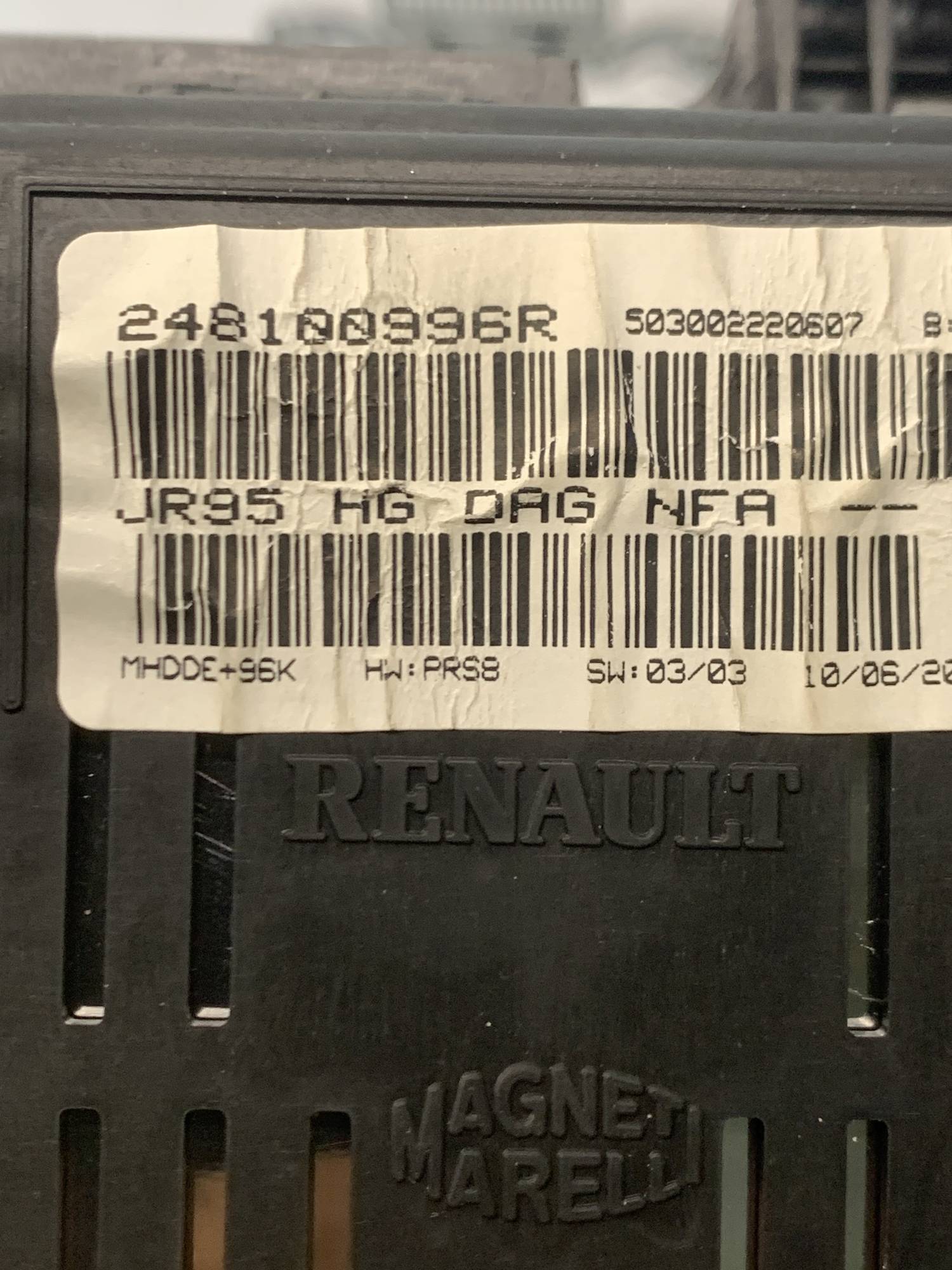 Панель приладів RENAULT Scenic III, Grand Scenic III 248100996r