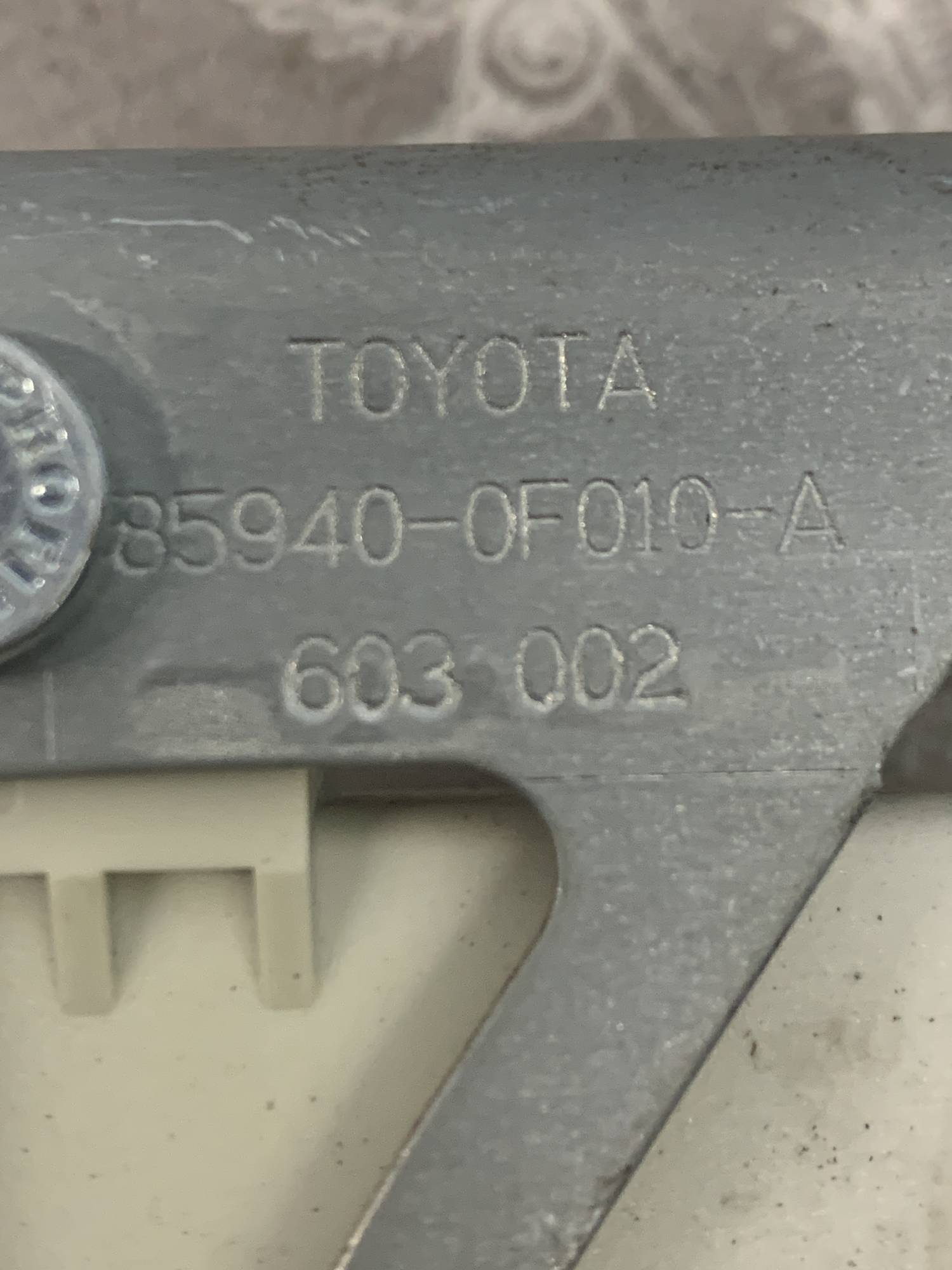 МОДУЛЬ СКЛООЧИСНИКА TOYOTA COROLLA VERSO 85940-0а010a