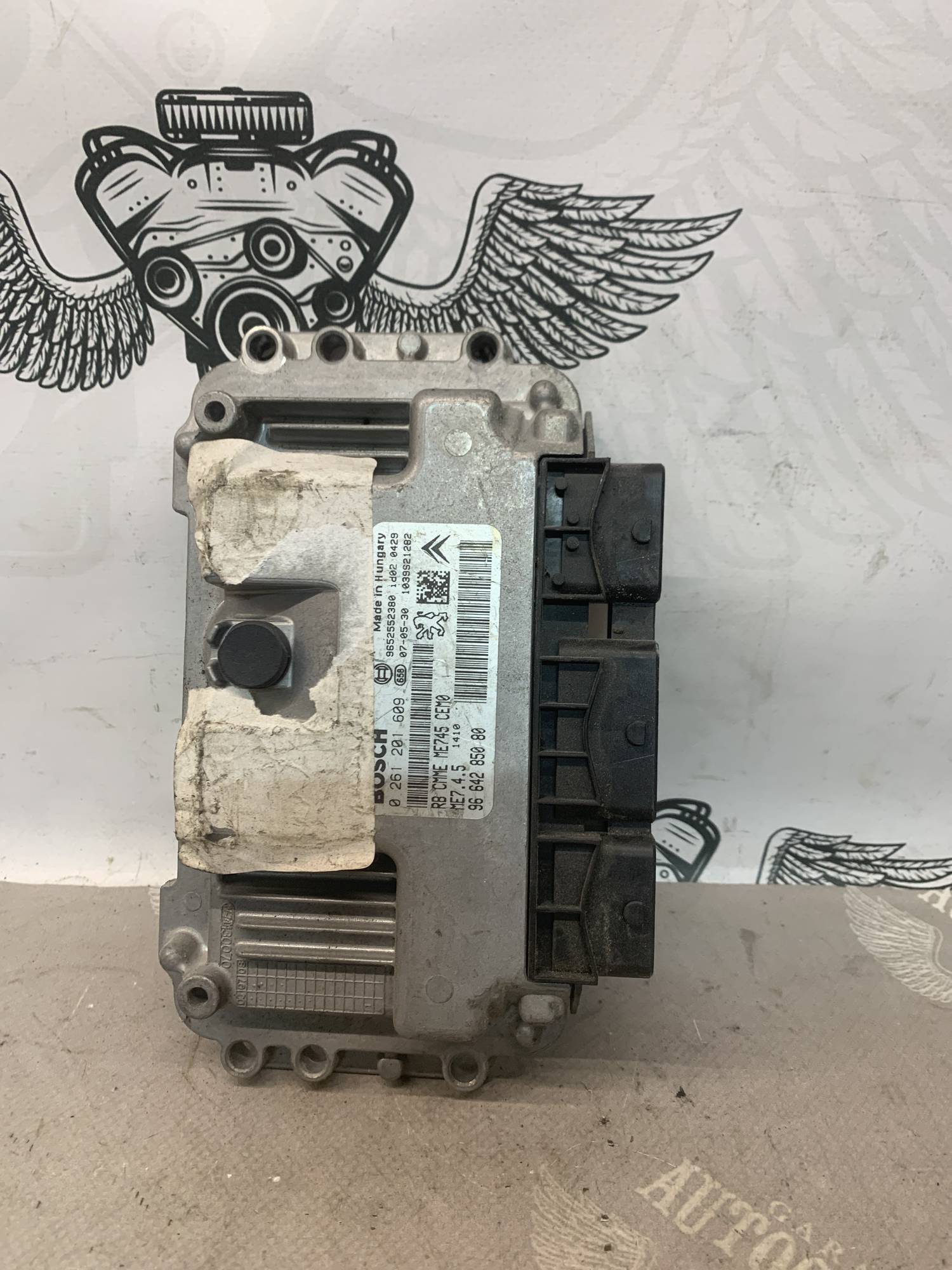 Блок керування двигуном для Peugeot 407 2.0 hdi 9664285080