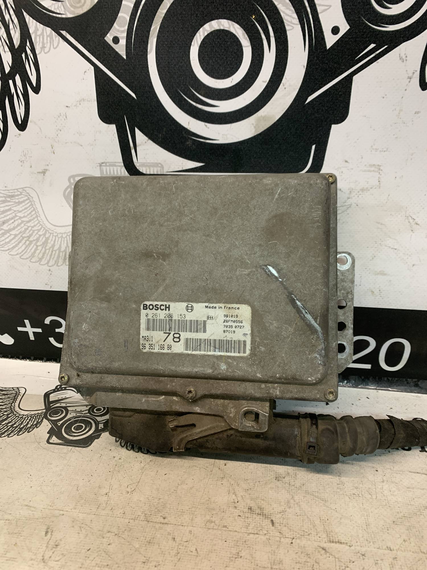 Блок керування двигуном ECU CITROEN SAXO 1.1 9635116680
