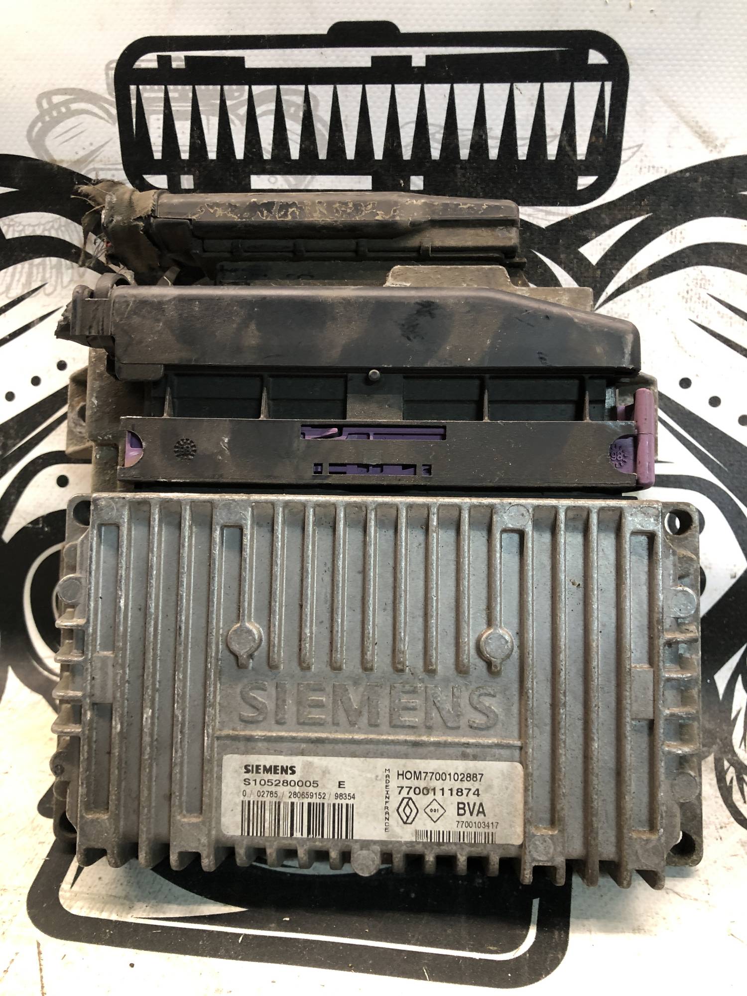 КОМП`ЮТЕР КОРОБКИ Renault CLIO 1.6 S105280005E 7700102887 7700111874 7700102887