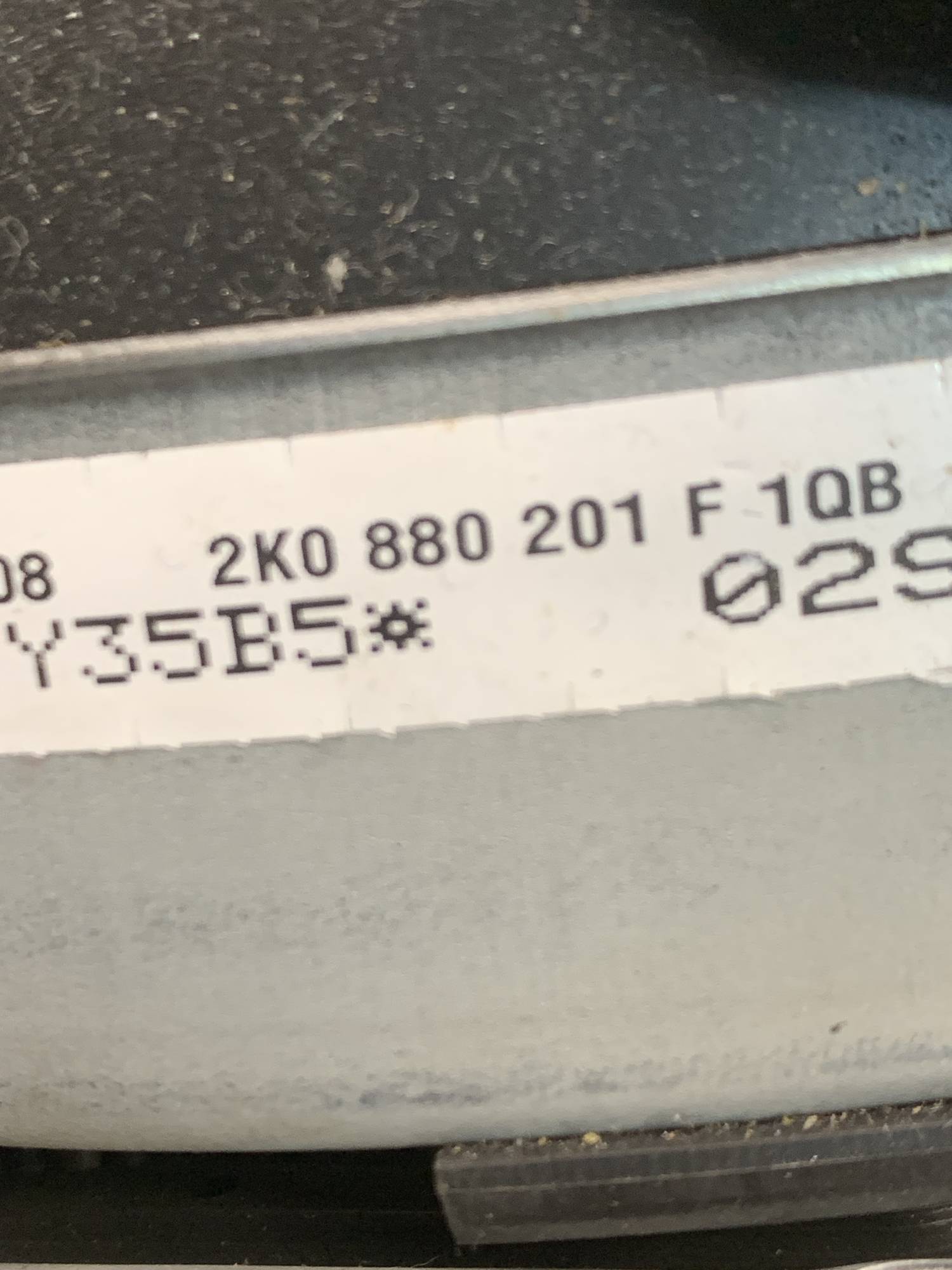Подушка безпеки керма AirBag Volkswagen Caddy 3 2k0880201f