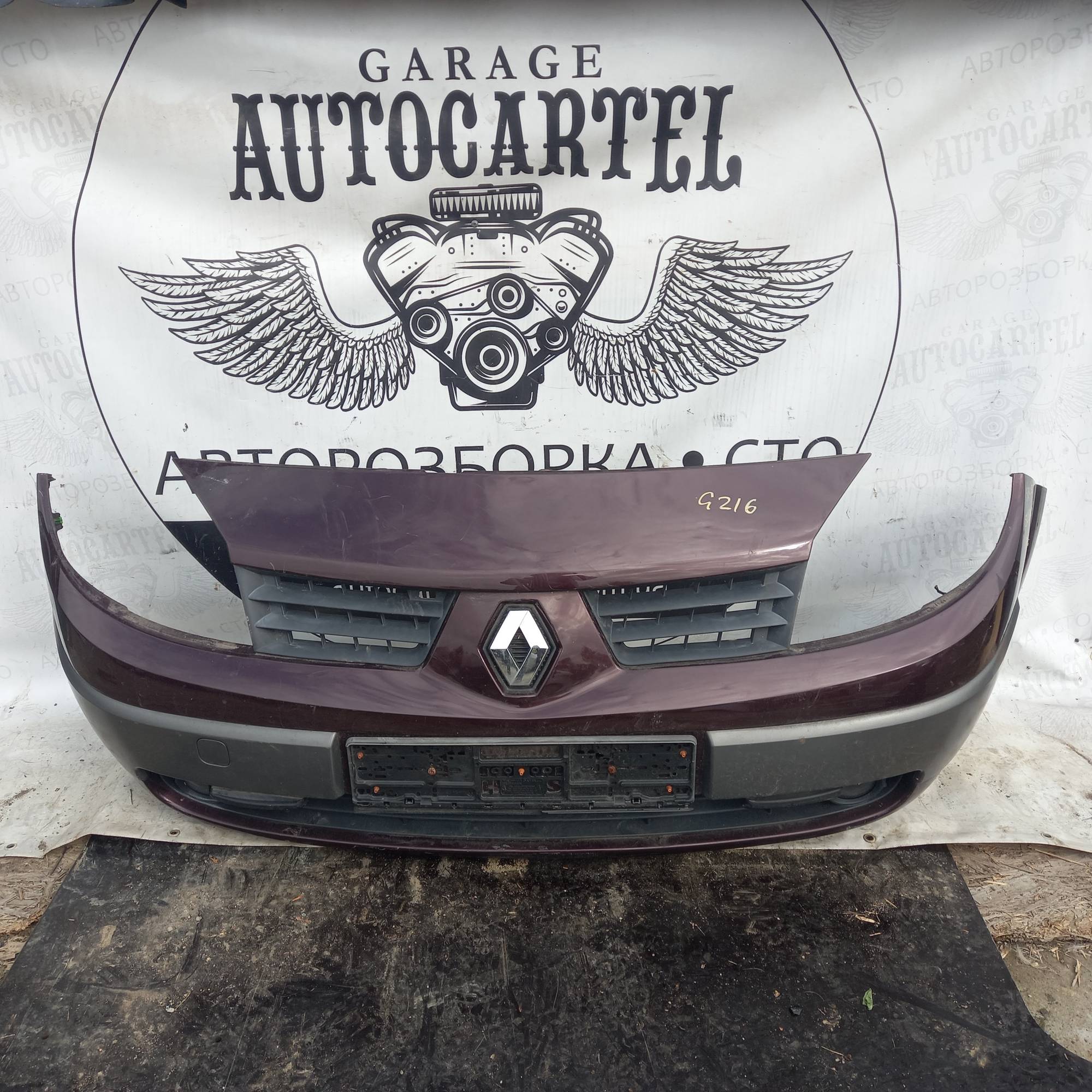 Бампер передній Renault Scenic 2 2003-2009 21897085