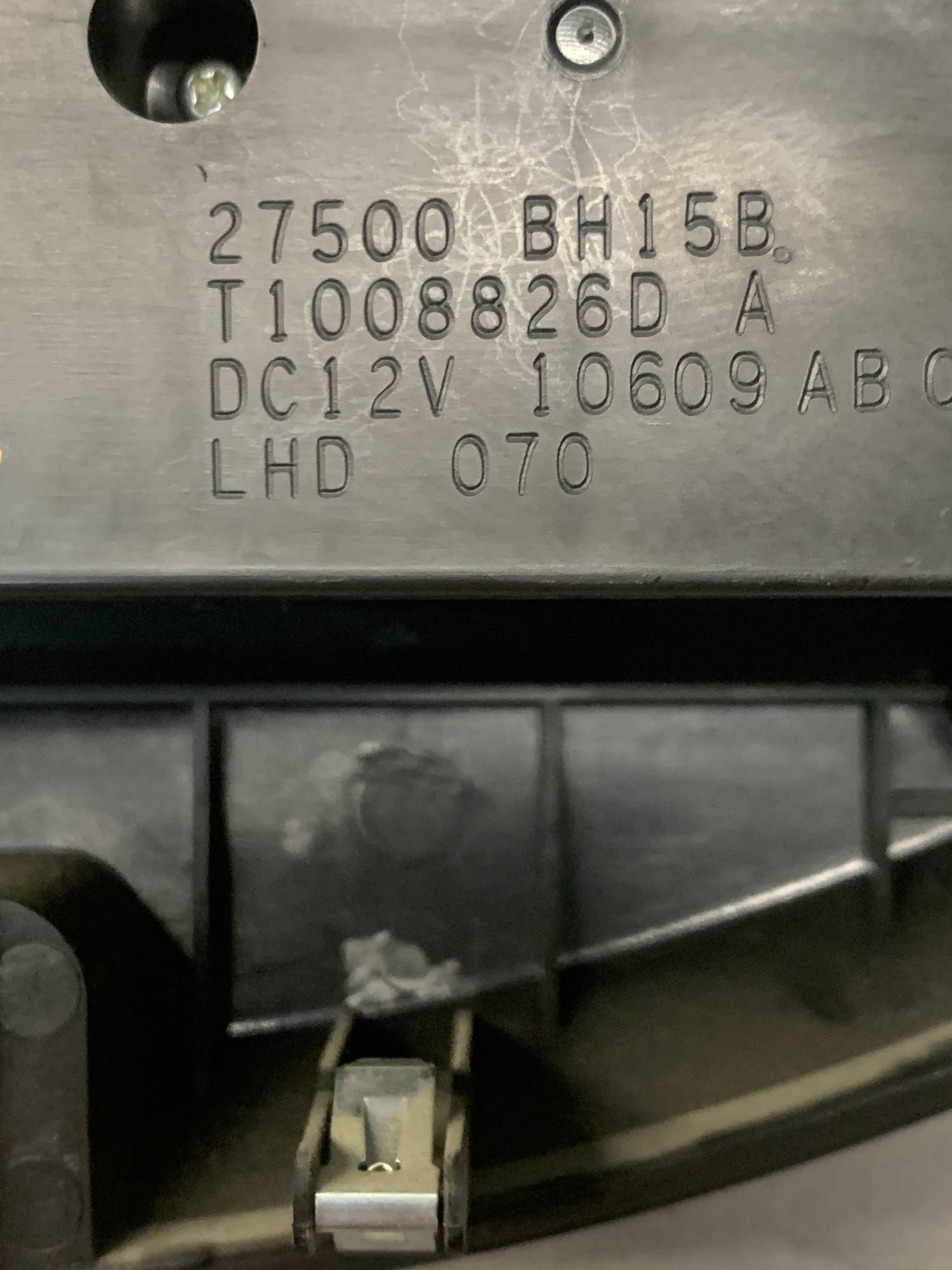 БЛОК КЕРУВАННЯ КОНДИЦІОНЕРОМ NISSAN NOTE 275009U10B.1