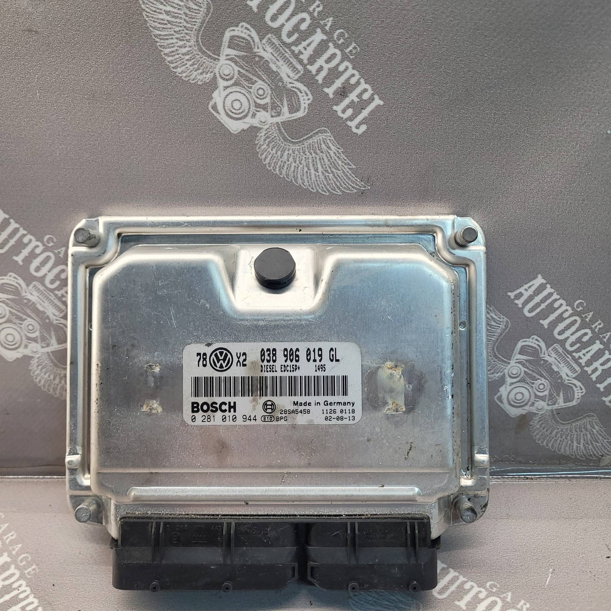 Блок управління двигуном для Volkswagen Passat B5 1.9tdi 038906019GL, 0281010944